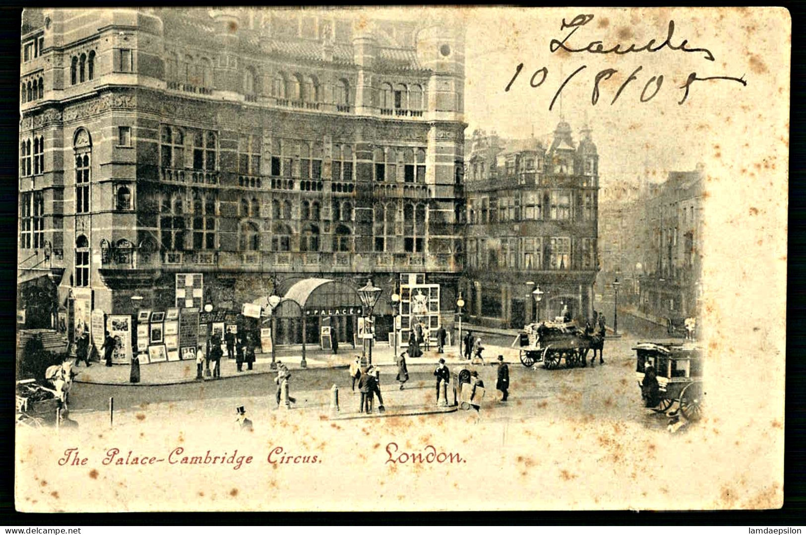 A64  ROYAUME-UNI CPA  LONDON - THE PALACE CAMBRIDGE CIRCUS - Collections & Lots