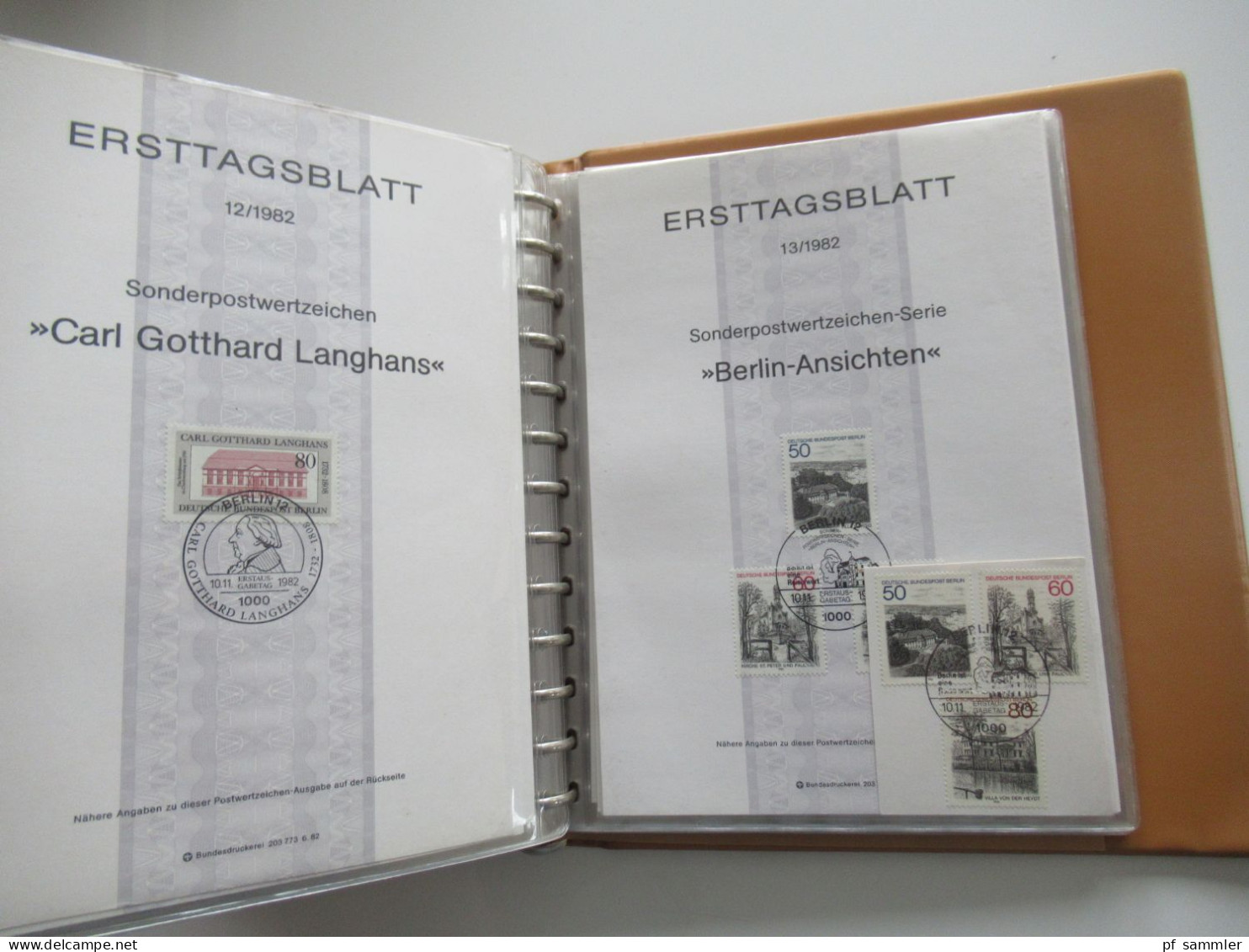 Beerlin (West) ab 1950er Jahren - 1989 ETB Sammlung in 3 sauberen Alben! Ordentlicher KW und einige "bessere" der 50er