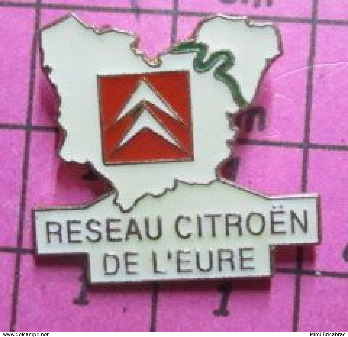 813F Pin's Pins / Beau Et Rare / SPORTS / AUTOMOBILES RESEAU CITROEN DE L'EURE - Automobile - F1