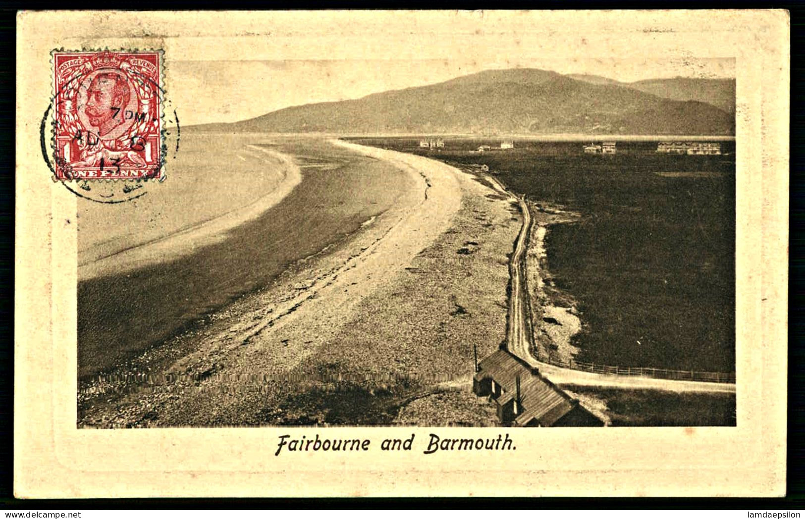 A64  ROYAUME-UNI CPA  FAIRBOURNE AND BARMOUTH - Collections & Lots