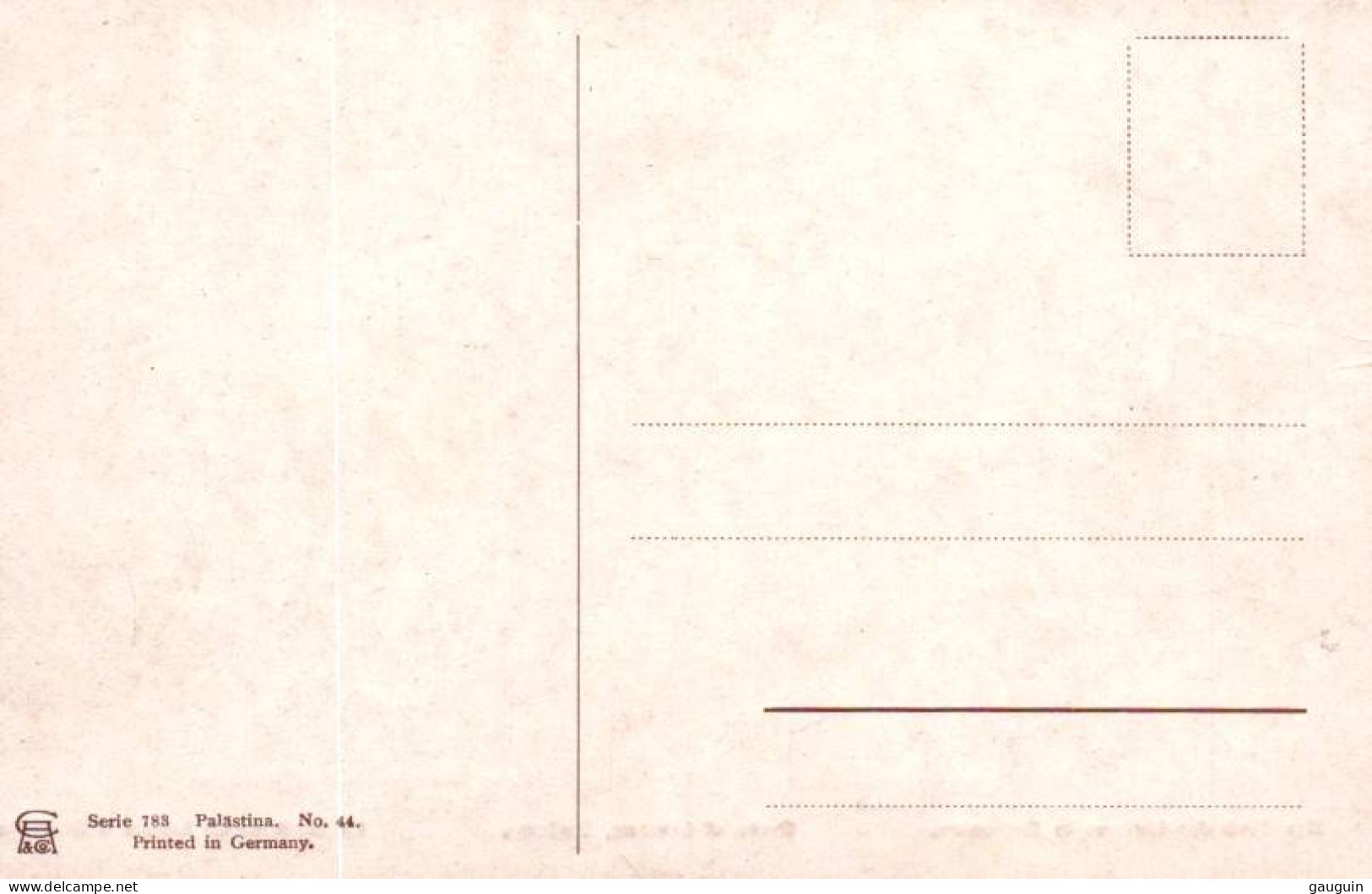 CPA - BÉTHANY - Tombeau De Lazare - Illustration F.PERLBERG ... Edition Palastina - Palestine