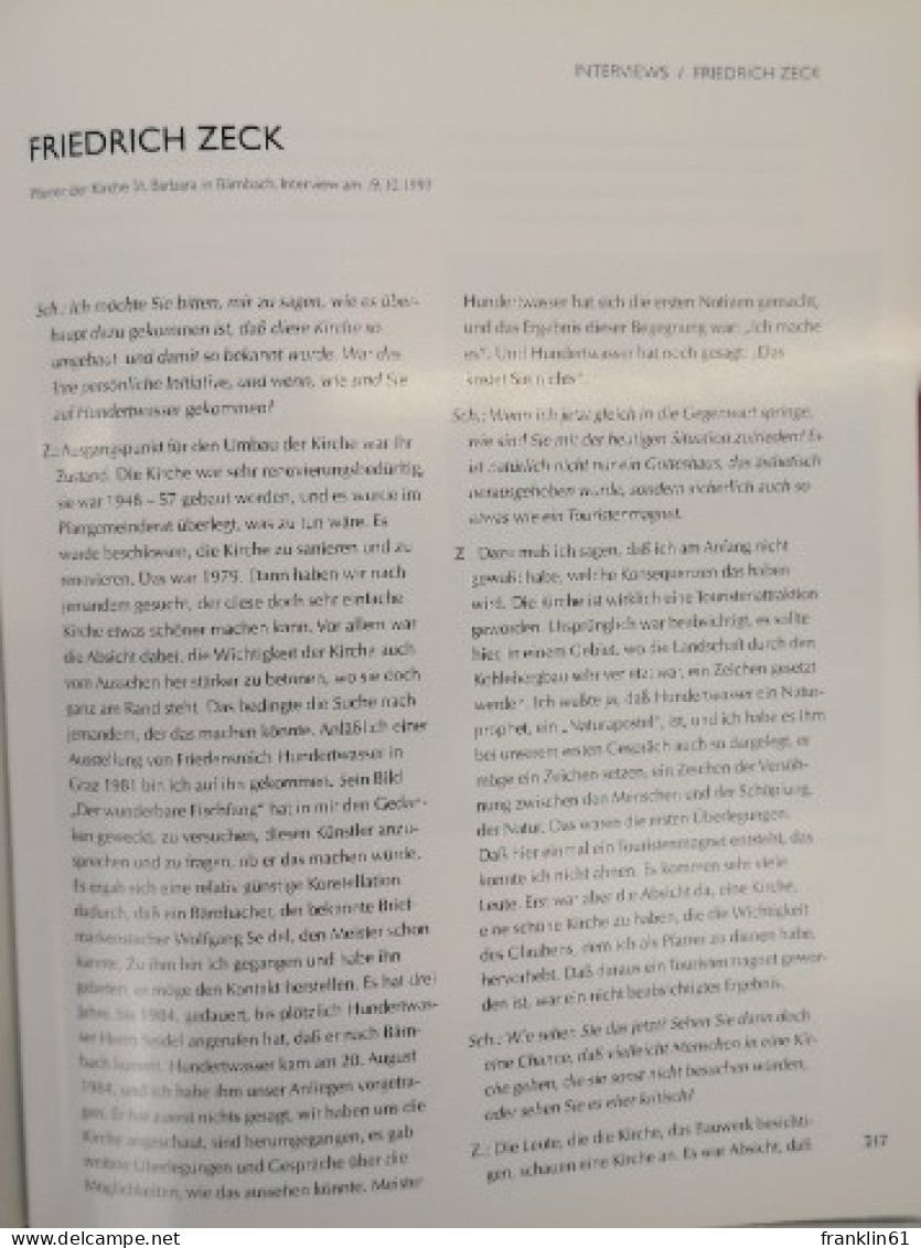 Hundertwassers Häuser : Dokumente einer Kontroverse über zeitgemäße Architektur.