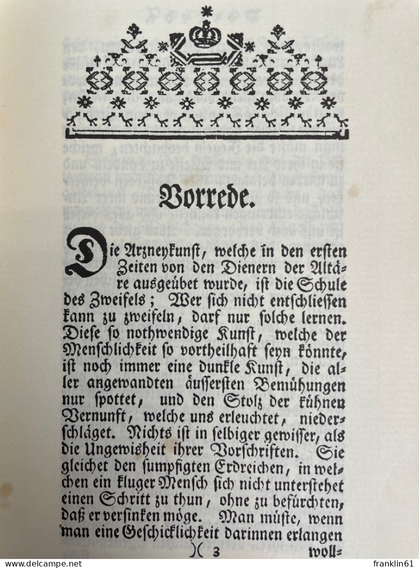 Medicinische Anekdoten; Oder Sammlung Besonderer Fälle, Welche In Die Anatomie, Pharmaceutik, Naturgeschichte - Santé & Médecine