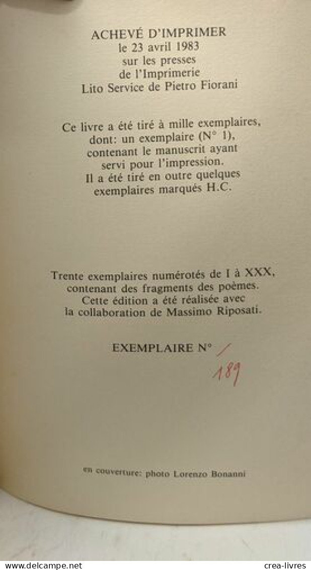 Le Voyageur Imprévu - Dessins De Ugo Attardi Préface De Eric Meunié - Autres & Non Classés