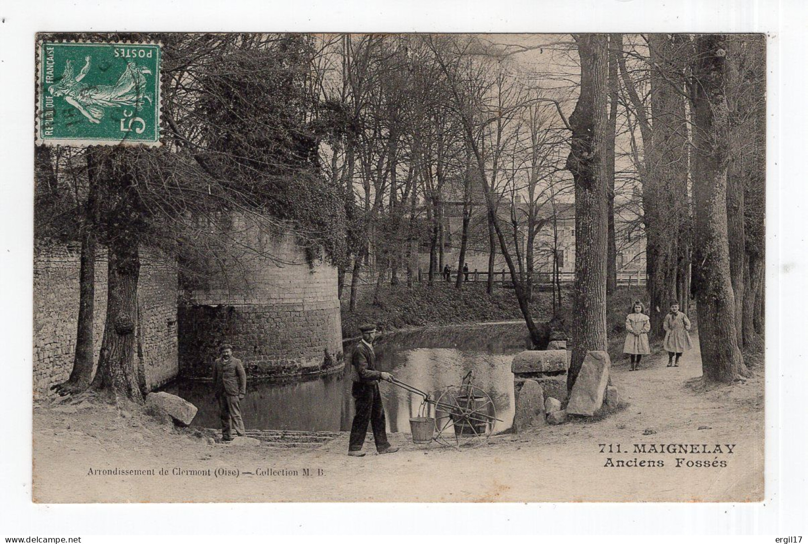 60420 MAIGNELAY - Lot De 2 CPA Collection M. B. - Voir Détails Dans La Description - Maignelay Montigny