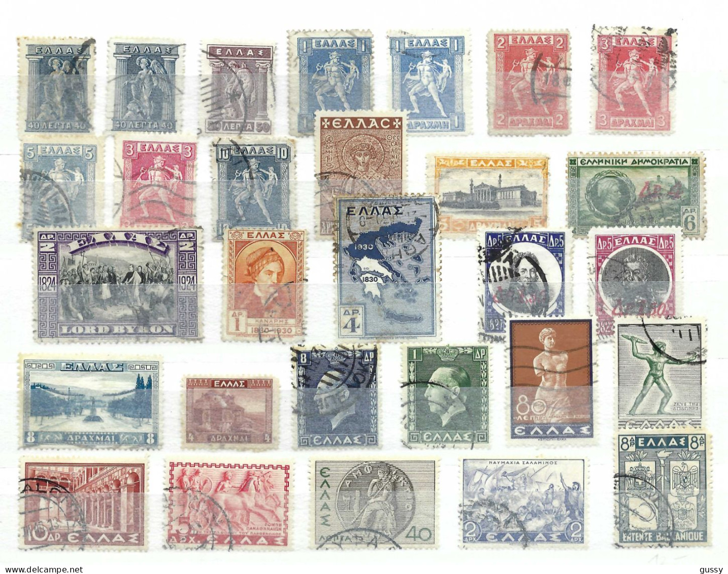 GRECE Ca.1900-50: Lot D' Obl. - Used Stamps