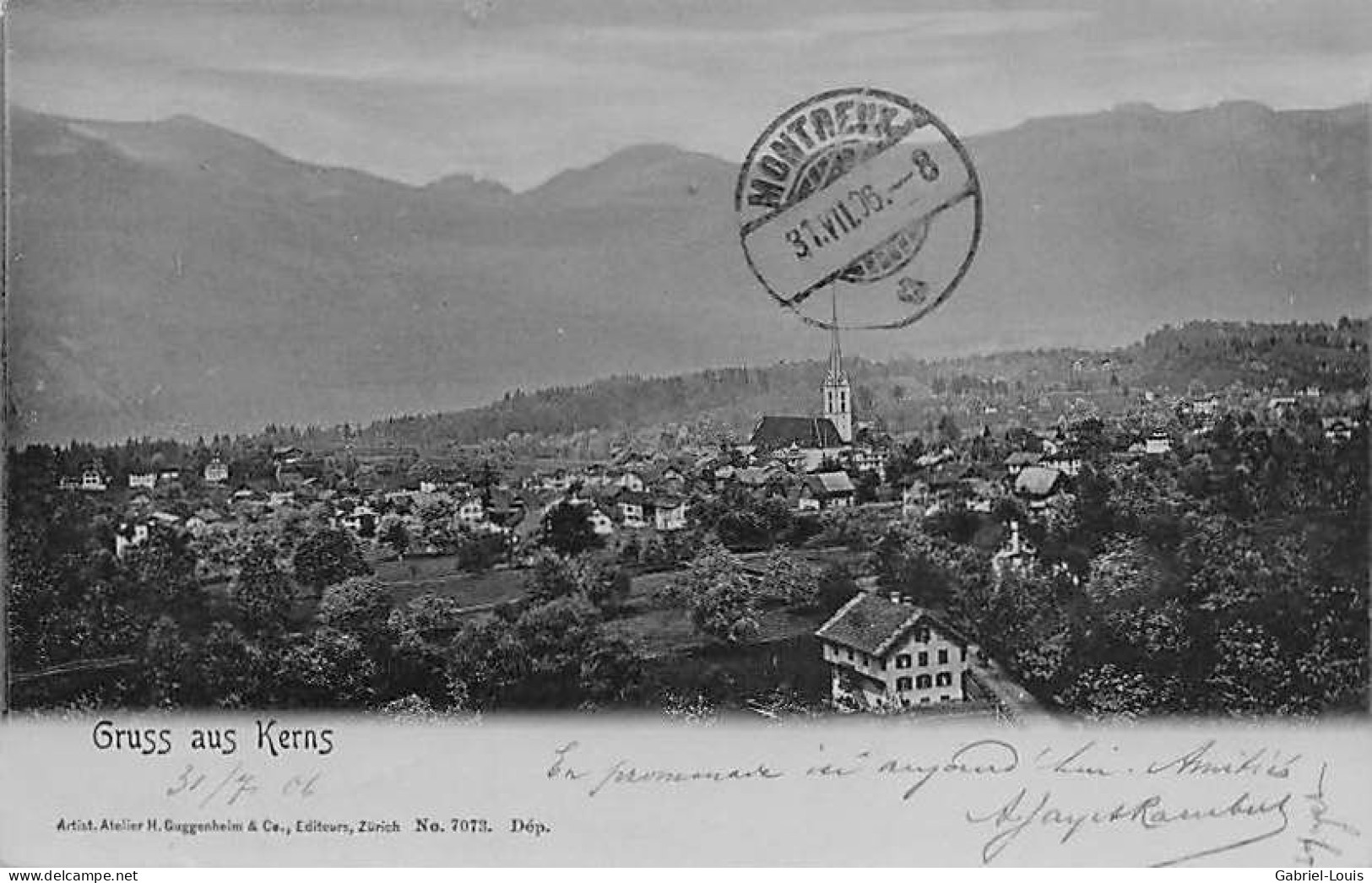 Gruss Aus Kerns 1906 - Kerns