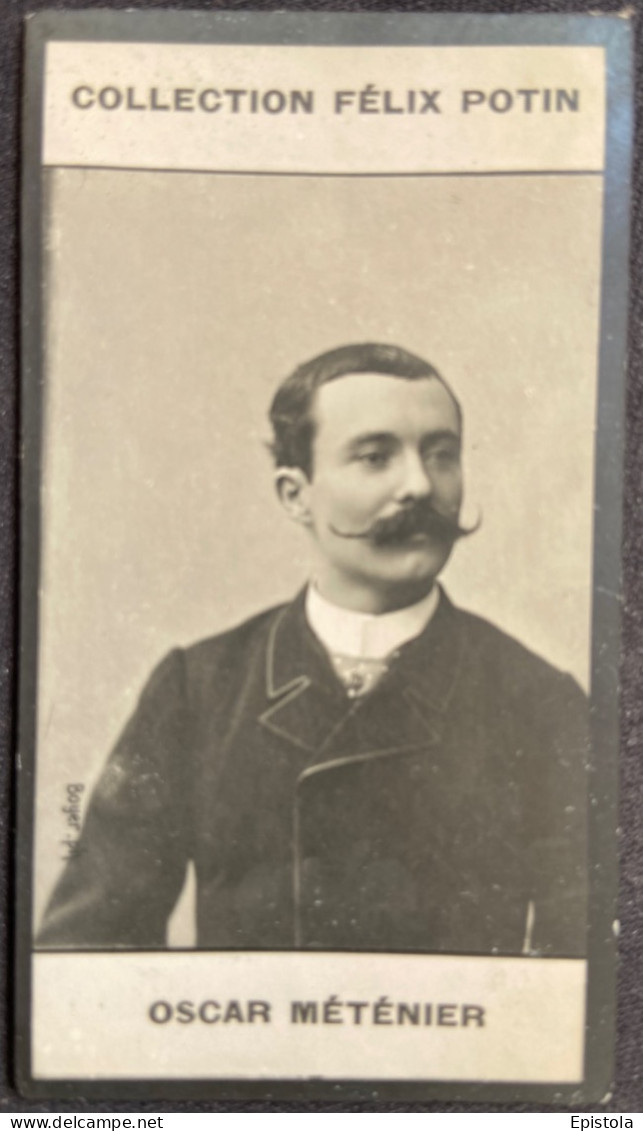 ► Oscar Méténier Romancier  Né à Sancoins (RARE Photo Boyer) Prop.Théâtre Du Grand-Guignol - Collection Felix POTIN 1900 - Félix Potin