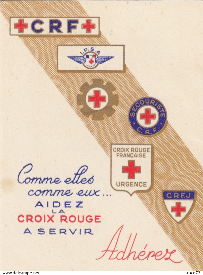 CROCE ROSSA FRANCESE - CROIX ROUGE FRANCAISE  /  90° Anniversario 1864-1954 - Steuermarken