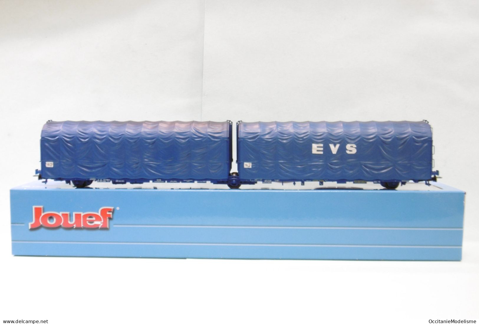 Jouef - WAGON BACHE 3 Essieux Lailps EVS SNCF ép. IV Réf. HJ6237 Neuf NBO HO 1/87 - Vagoni Merci