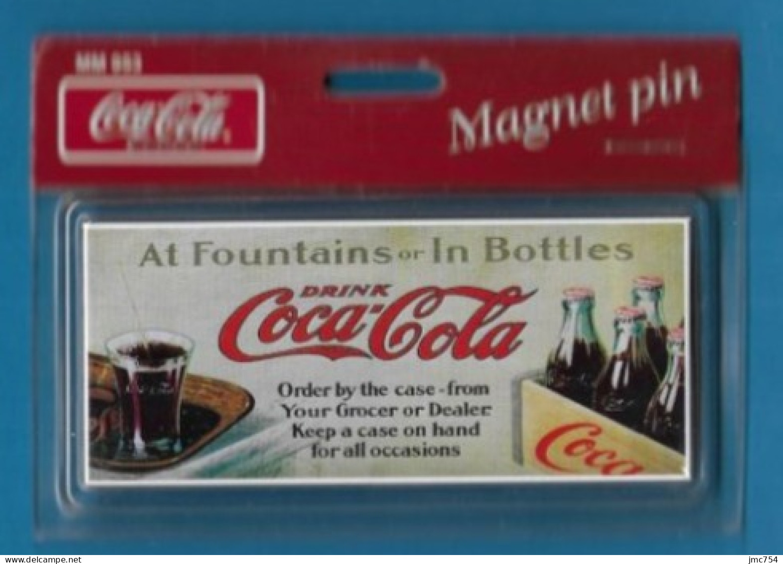 Magnet Publicitaire Coca-Cola. - Pubblicitari