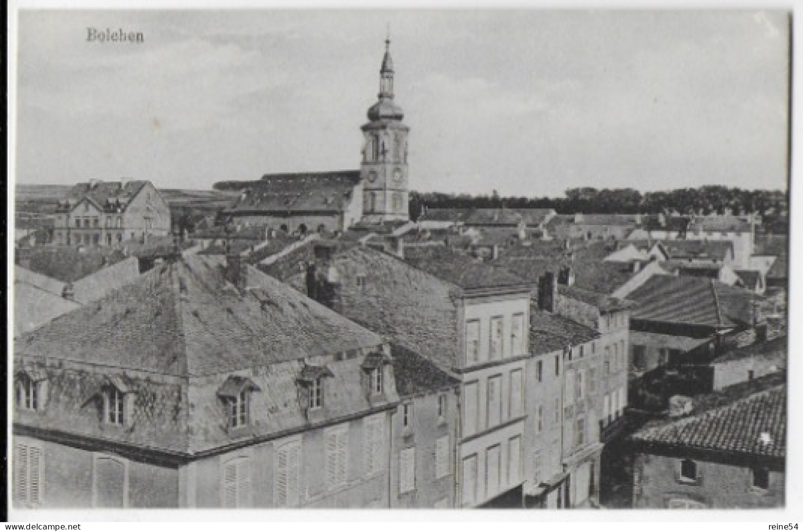 57 BOLCHEN (Boulay Moselle) Vue Générale Circulé 1918 Verlag  L. Stenger N°185877a (église) - Boulay Moselle