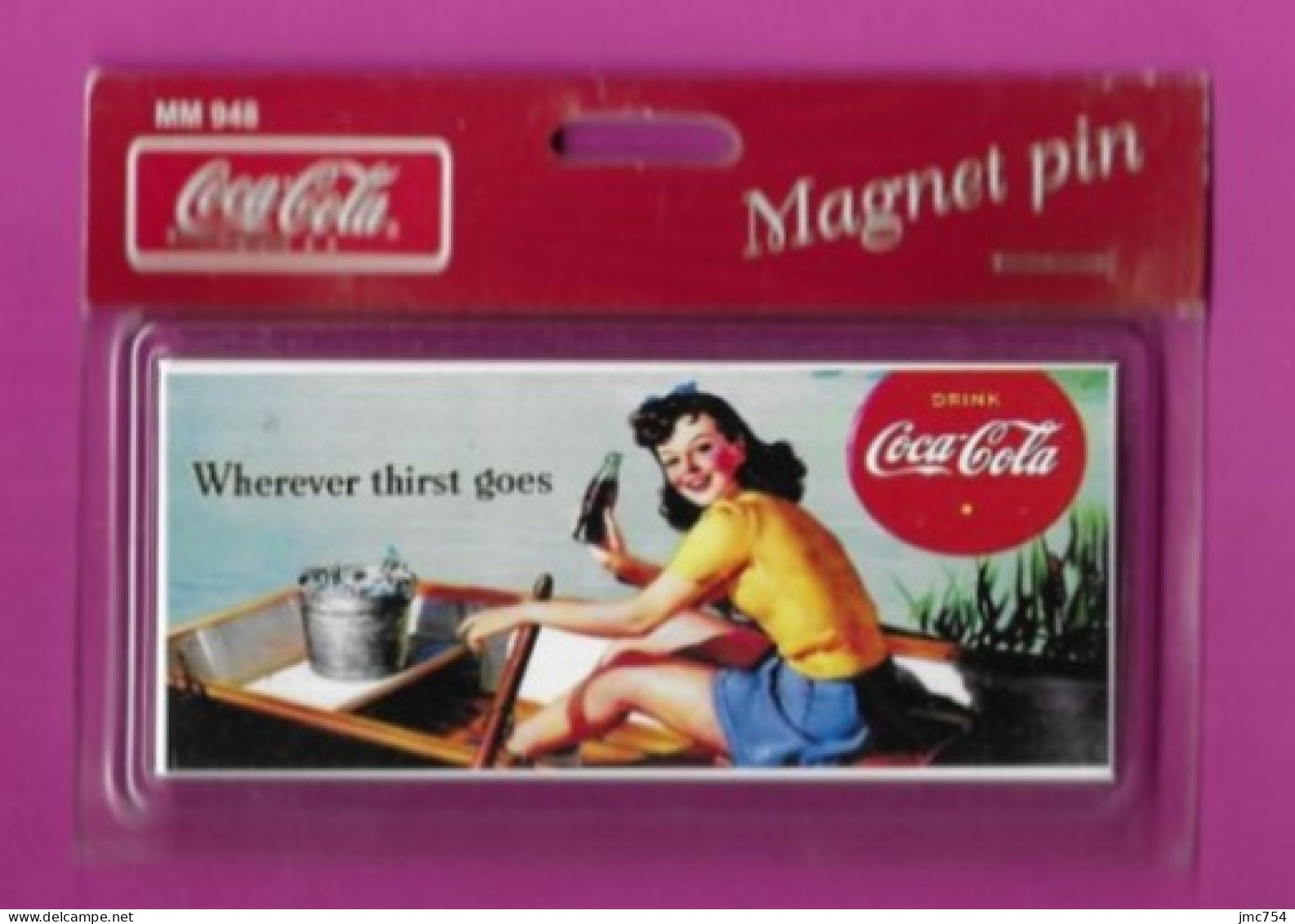 Magnet Publicitaire Coca-Cola. - Publicitaires