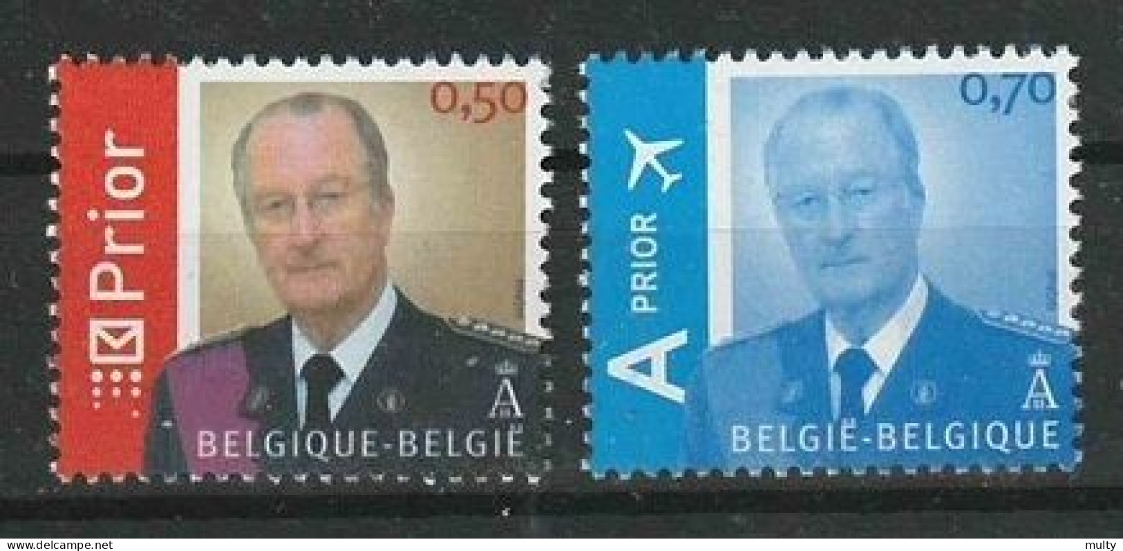 België OCB 3416 / 3417 ** MNH - 1993-2013 Koning Albert II (MVTM)