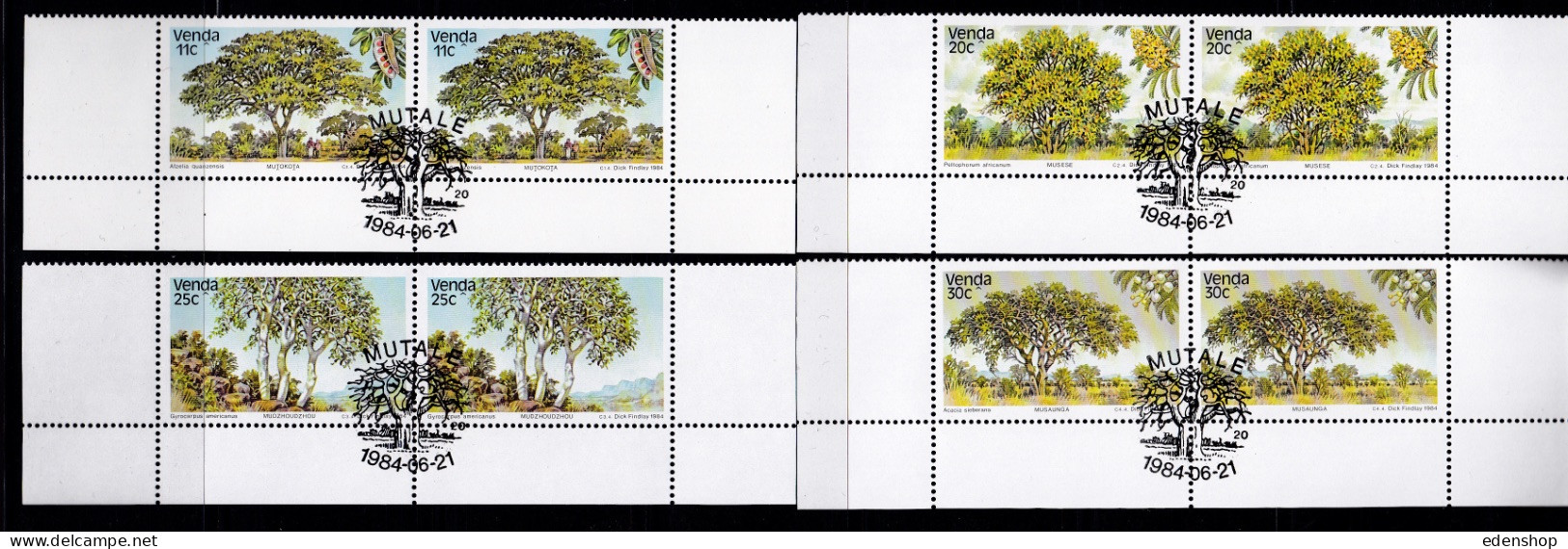 !984 SOUTH AFRICA VENDA SPECIAL OFFER, ALL 17 MNH Stamps,20 Control Blocks,5 FDCs,4 First Day sheets,16 cancelled pairs