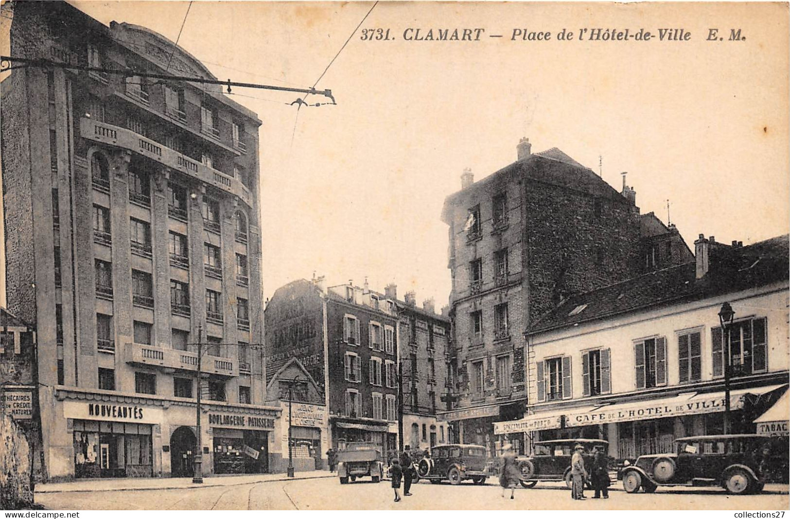 92-CLAMART- PLACE DE HÔTEL DE VILLE - Clamart