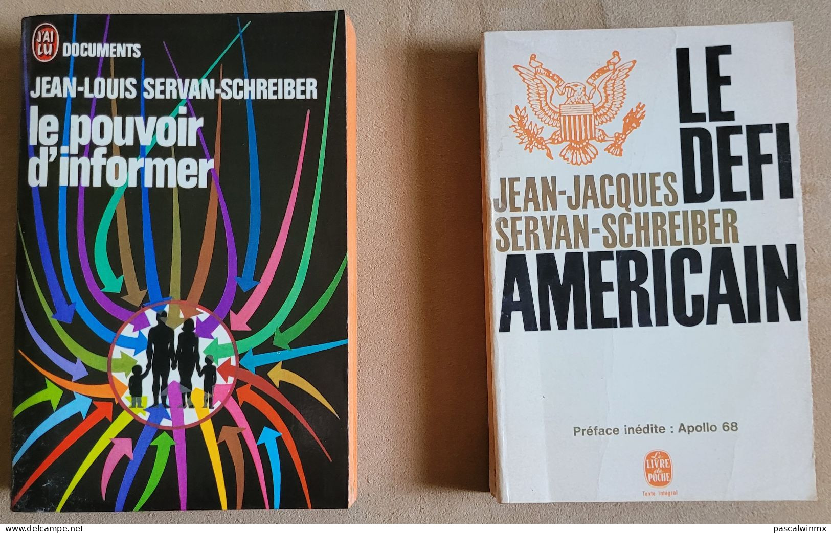 LOT De 5 Livres De JJ SERVAN-SCHREIBER + 1 De Son Frère Jean-Louis - Bücherpakete