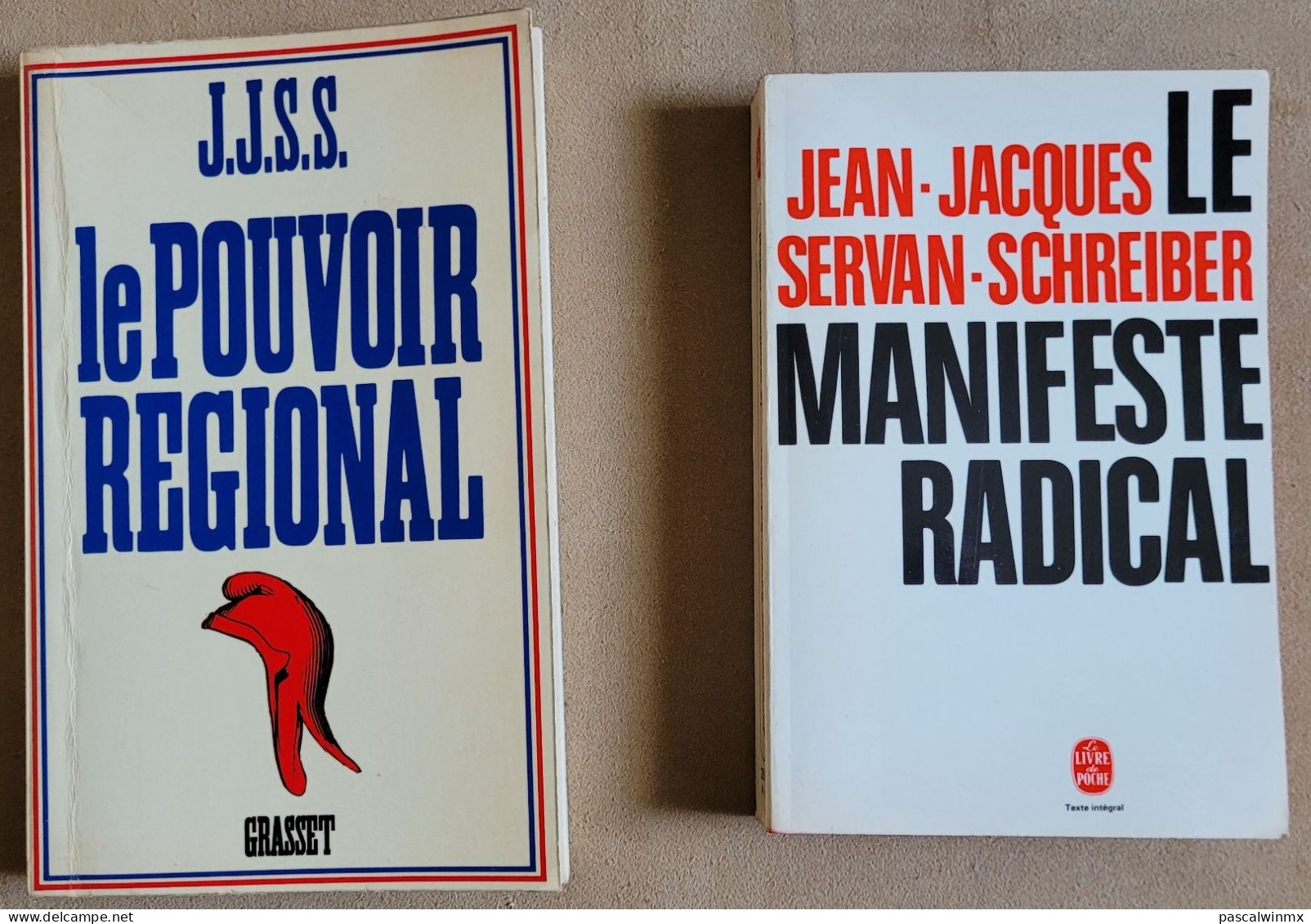 LOT de 5 Livres de JJ SERVAN-SCHREIBER + 1 de son Frère Jean-Louis