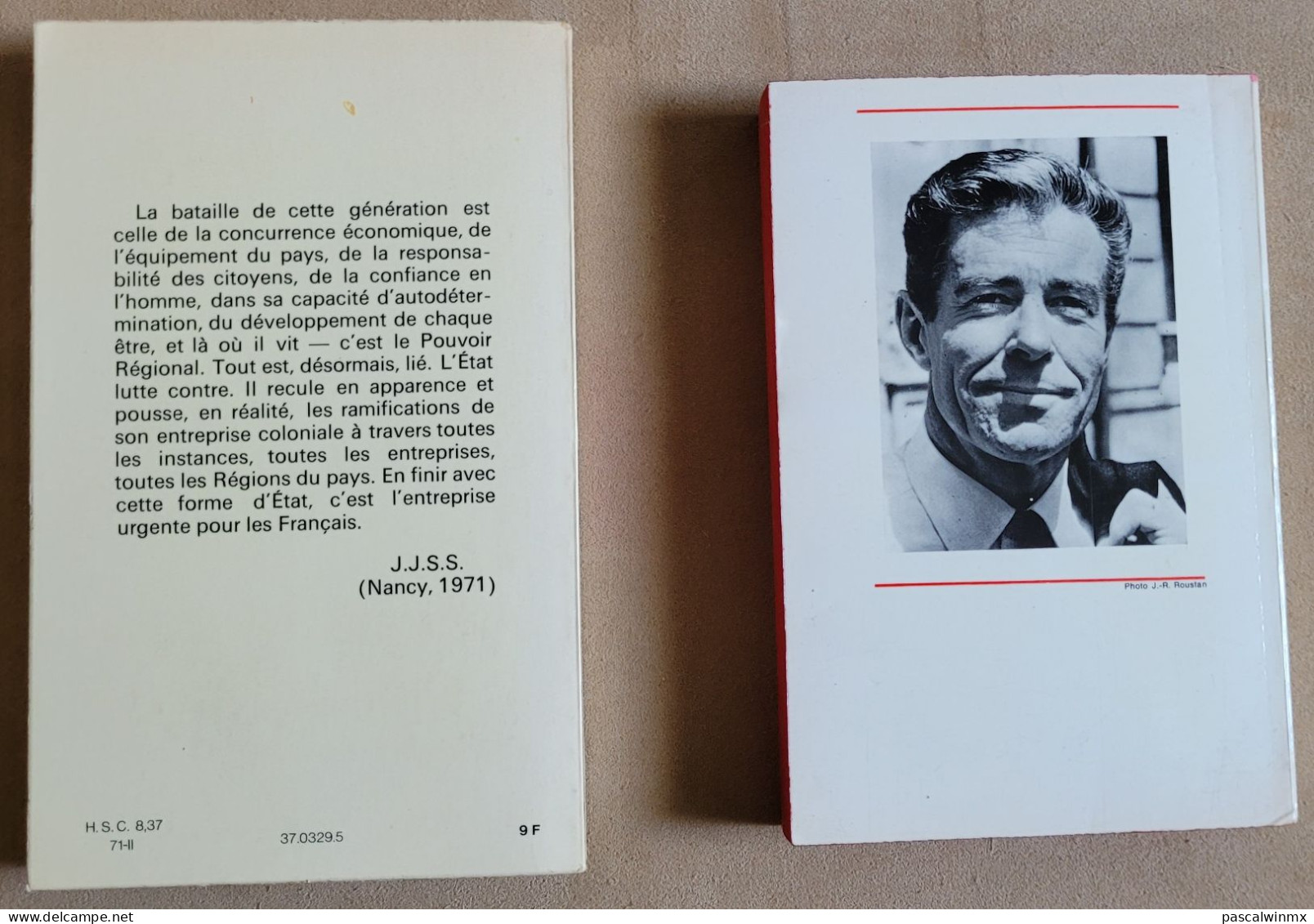LOT de 5 Livres de JJ SERVAN-SCHREIBER + 1 de son Frère Jean-Louis