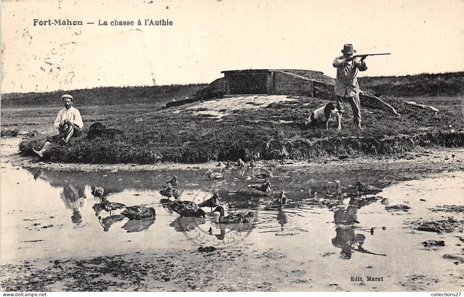 80-FORT-MAHON- LA CHASSE A L'AUTHIE - Fort Mahon