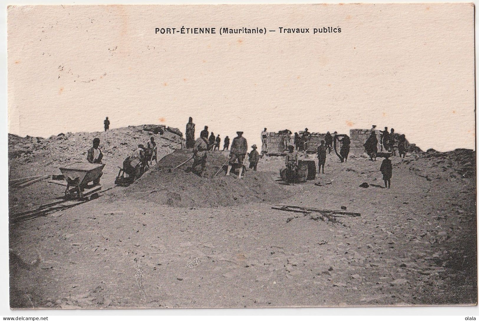 Port Etienne (Mauritanie) - Travaux Publics          Gi23 - Mauretanien