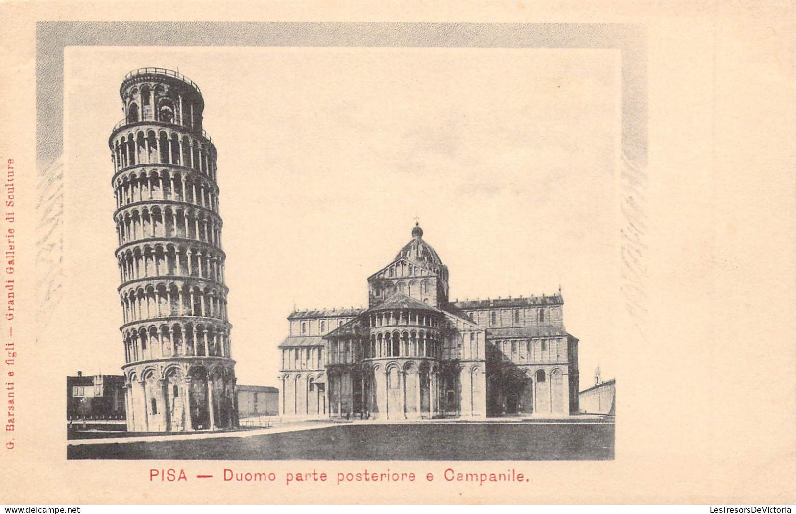 ITALIE - PISA - Duomo Parte Posteriore E Campanile - Carte Postale Ancienne - Pisa