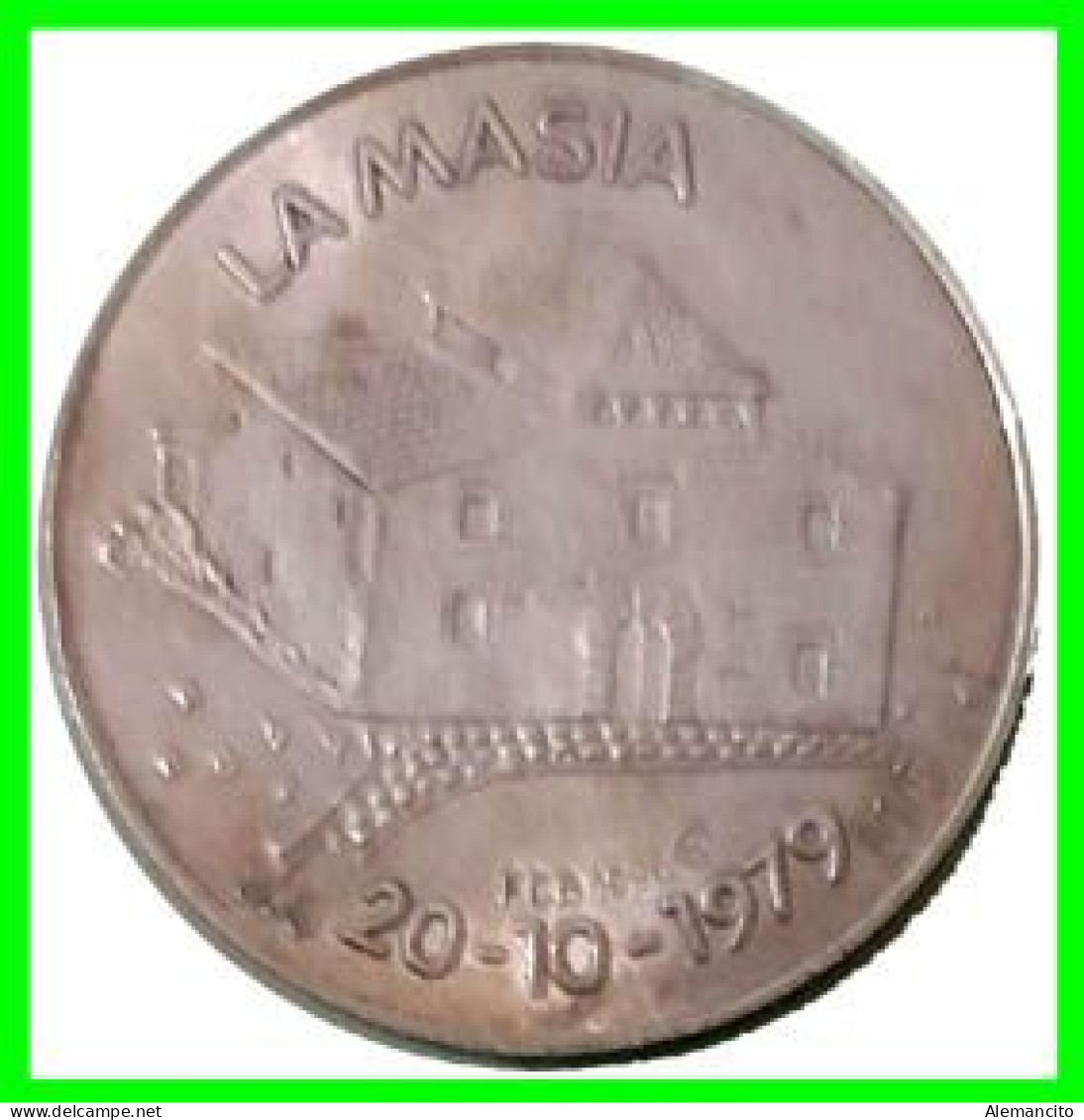 ESPAÑA  ( EUROPA ) - MEDALLA DEL 100  ANIVERSARIO DEL FUTBOL CLUB BARCELONA LA MASIA - Pièces écrasées (Elongated Coins)