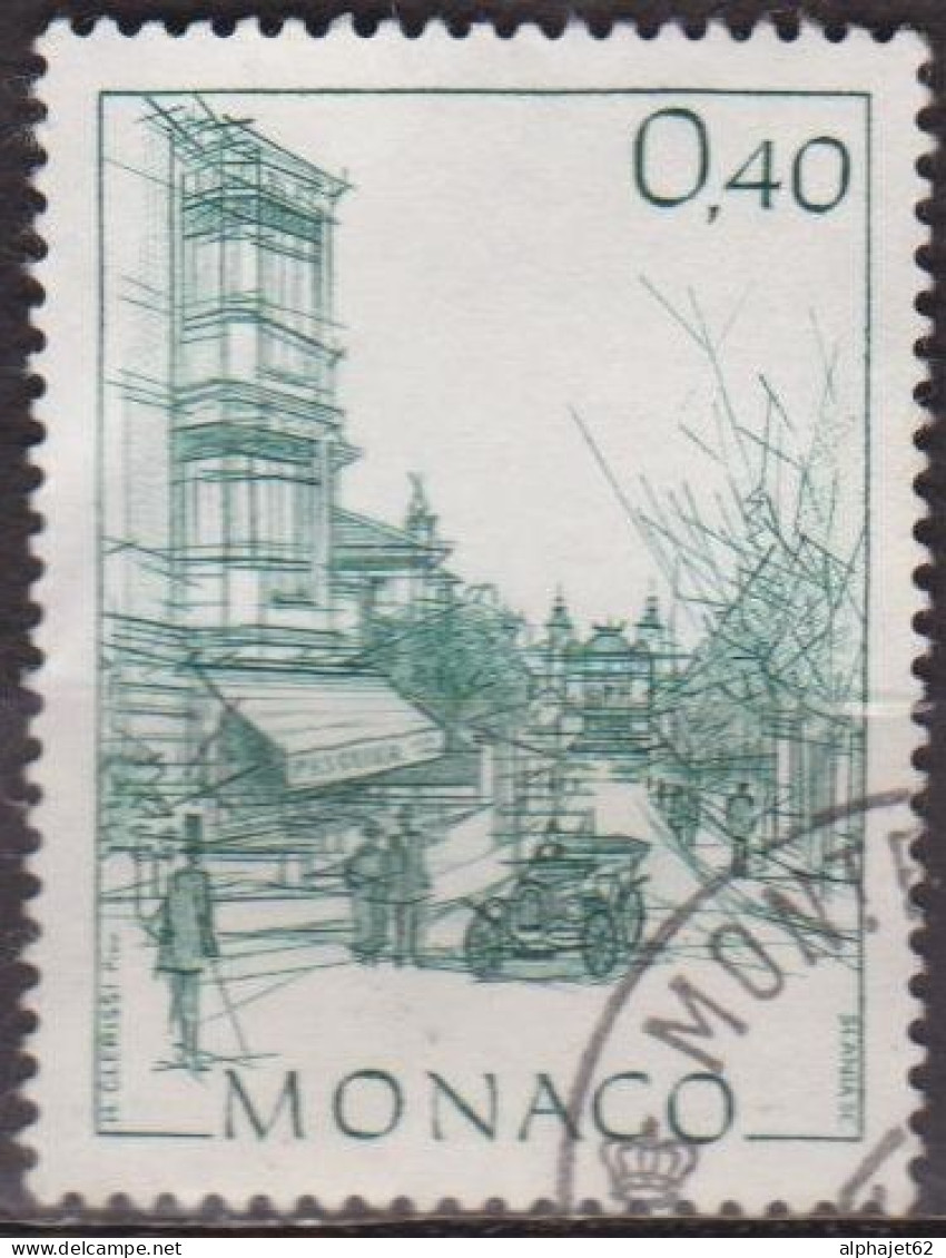 Vues D'autrefois - MONACO - Rue Des Iris - N° 1409 - 1984 - Used Stamps