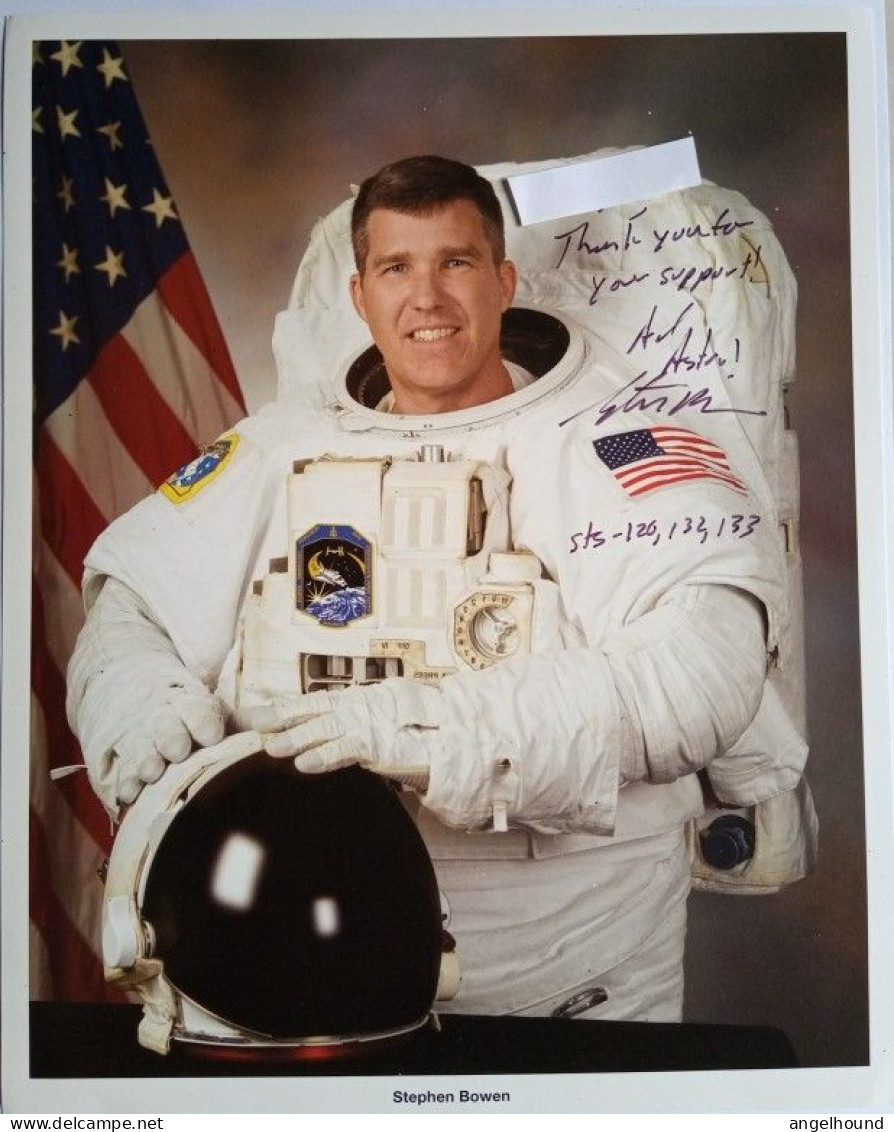 USA  Astronaut Stephen Bowen - Aviadores Y Astronautas