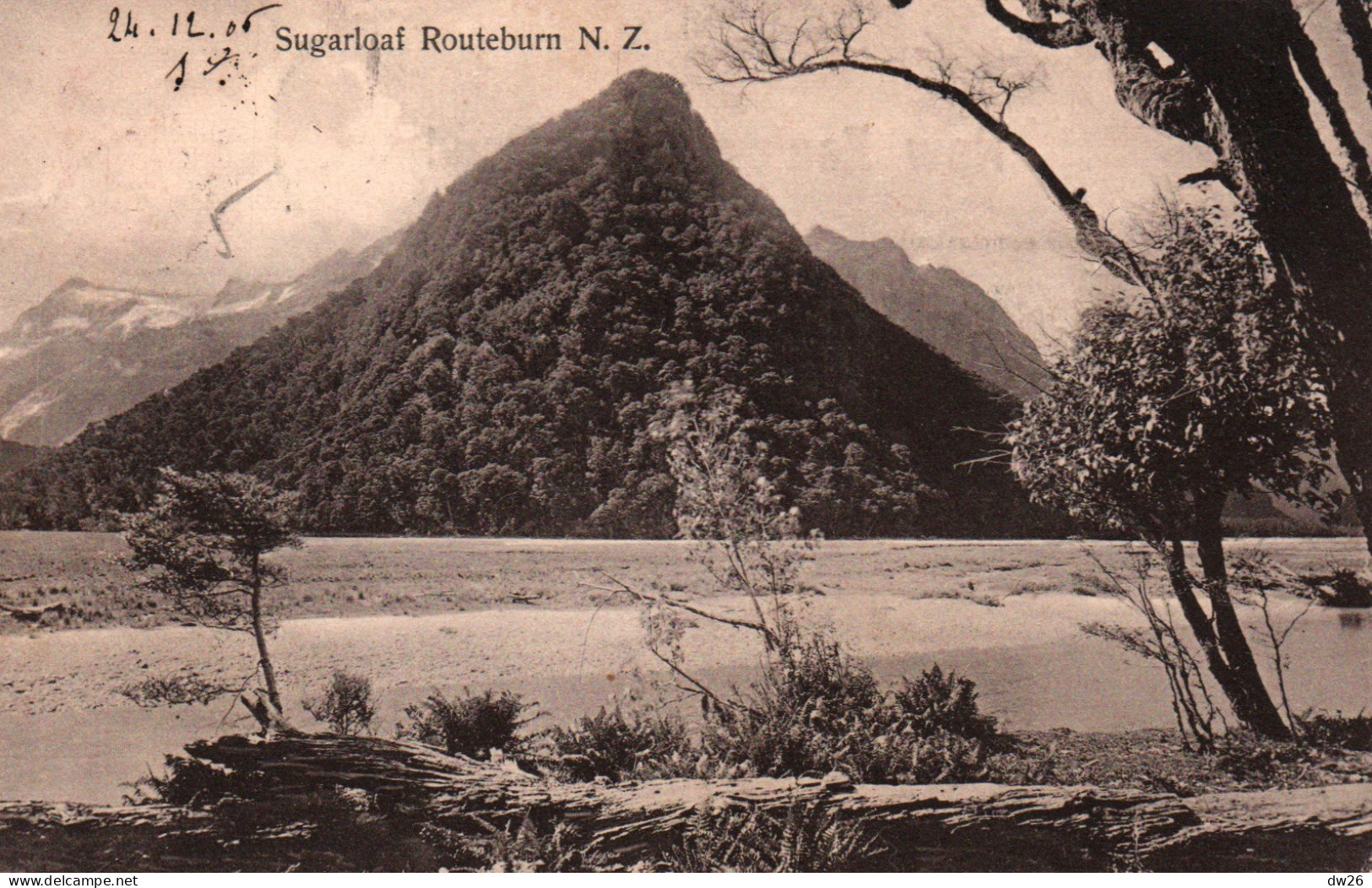 Nouvelle Zélande (New Zealand)  Sugarloaf Routeburn N.Z. (le Pain De Sucre) 1905 - Moffot Séries - Nouvelle-Zélande