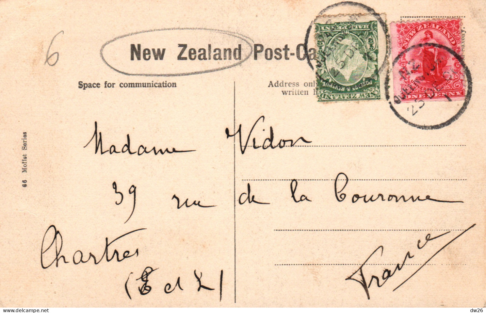 Nouvelle Zélande (New Zealand)  Sugarloaf Routeburn N.Z. (le Pain De Sucre) 1905 - Moffot Séries - Nouvelle-Zélande