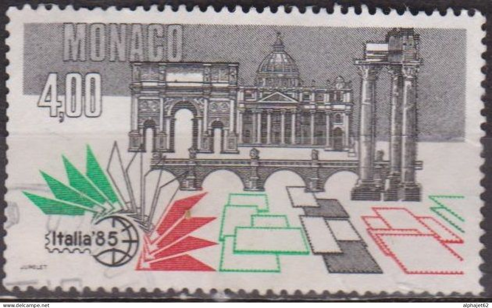 Italia'85 - MONACO - Exposition Philatélique Mondiale - N° 1491 - 1985 - Oblitérés