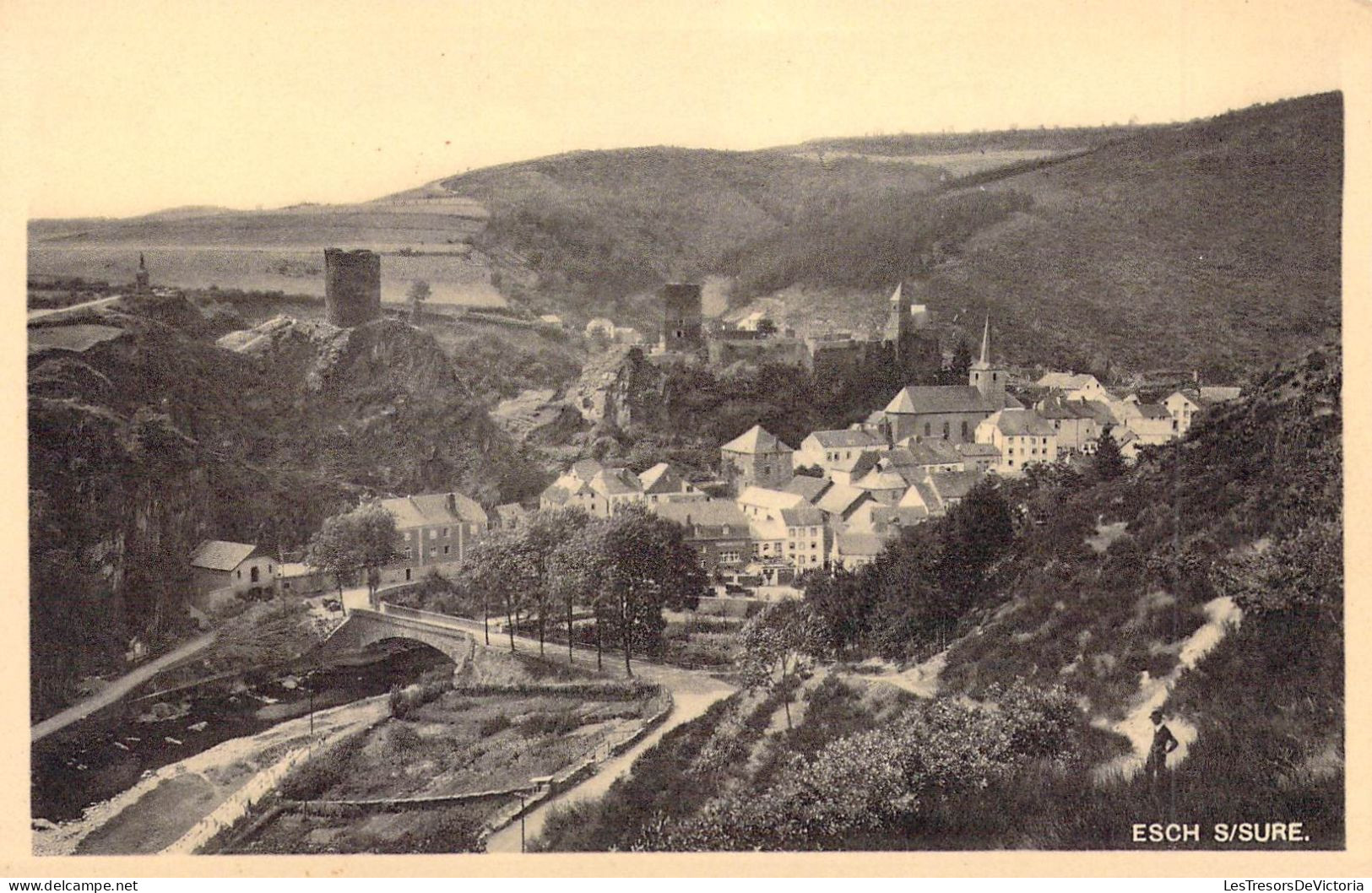 LUXEMBOURG - ESCH S SURE - Panorama - Carte Postale Ancienne - Esch-sur-Sure