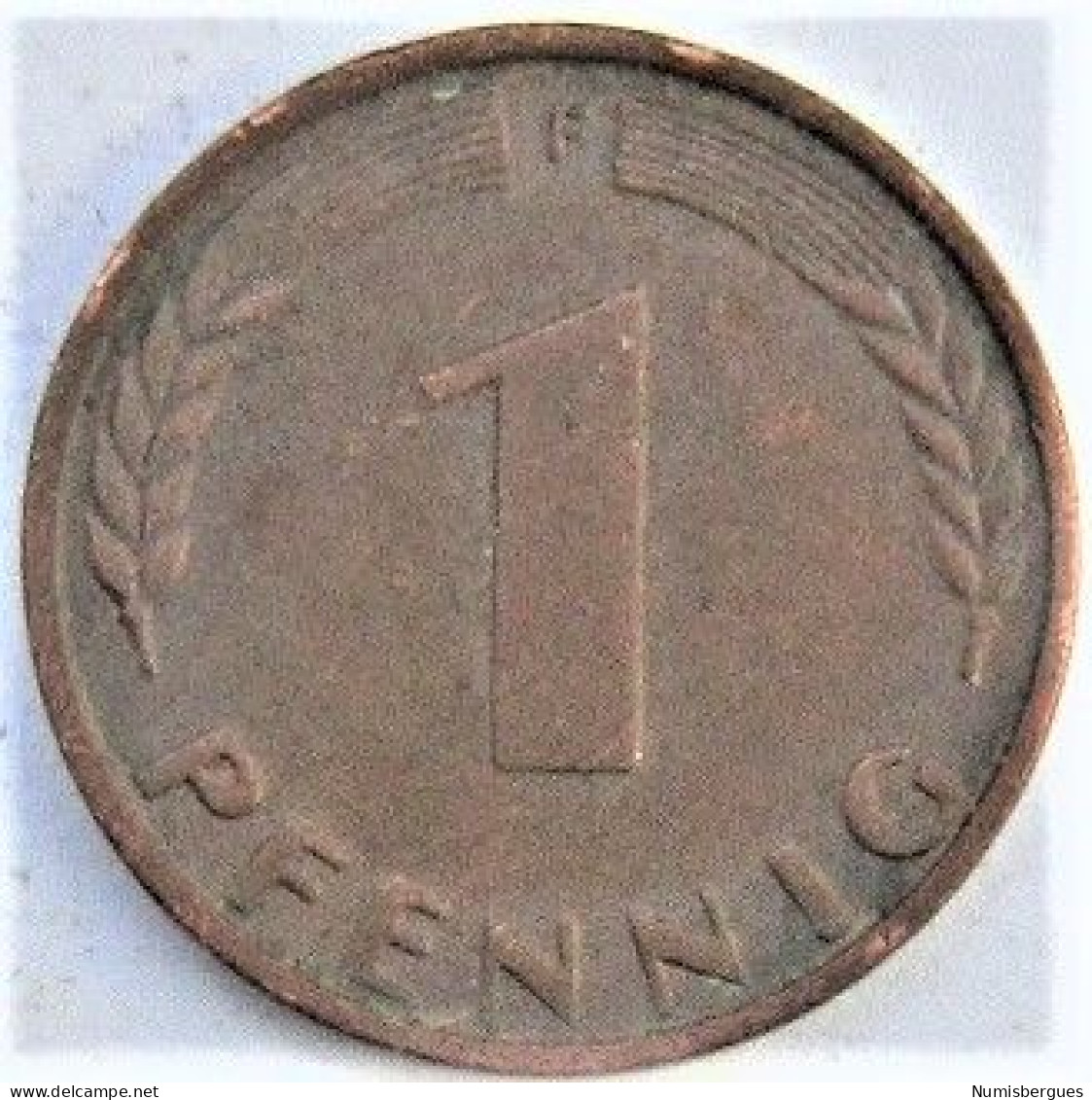 Pièce De Monnaie 1 Pfennig 1972 F - 1 Pfennig