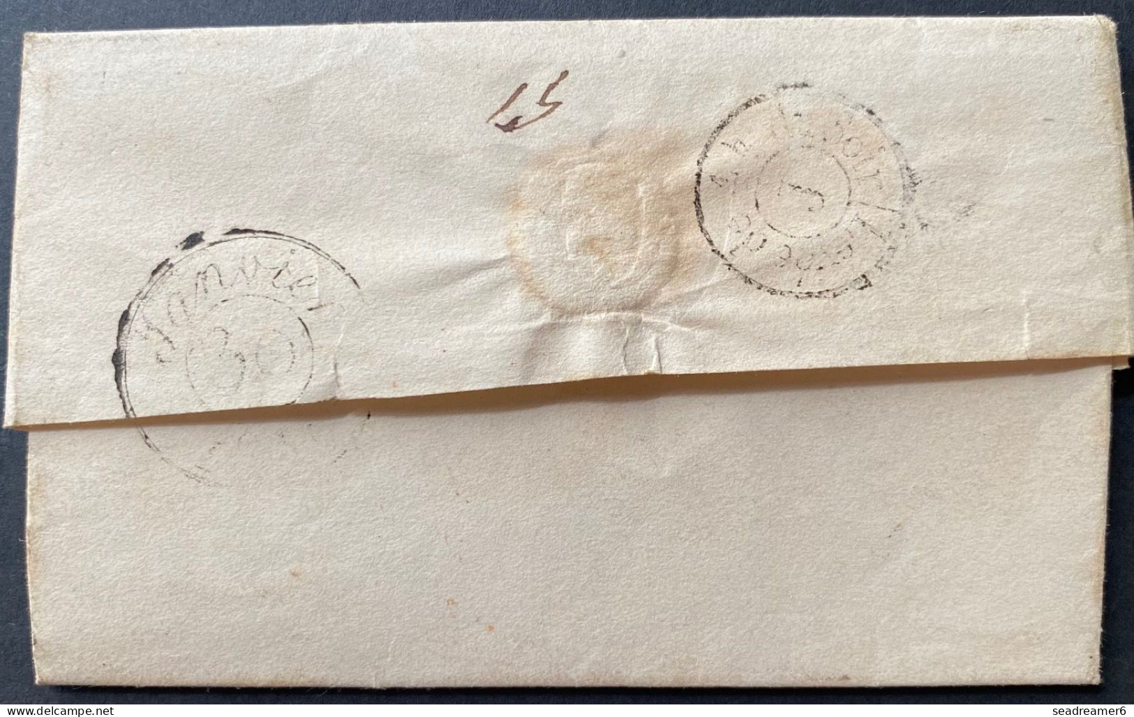 Lettre 1793 Petite Poste Privée De PARIS Indicatif De Boitiers " J/4 " En Port Payé  Dateur Rouge " PP /PARIS "  TTB - …-1845 Vorphilatelie