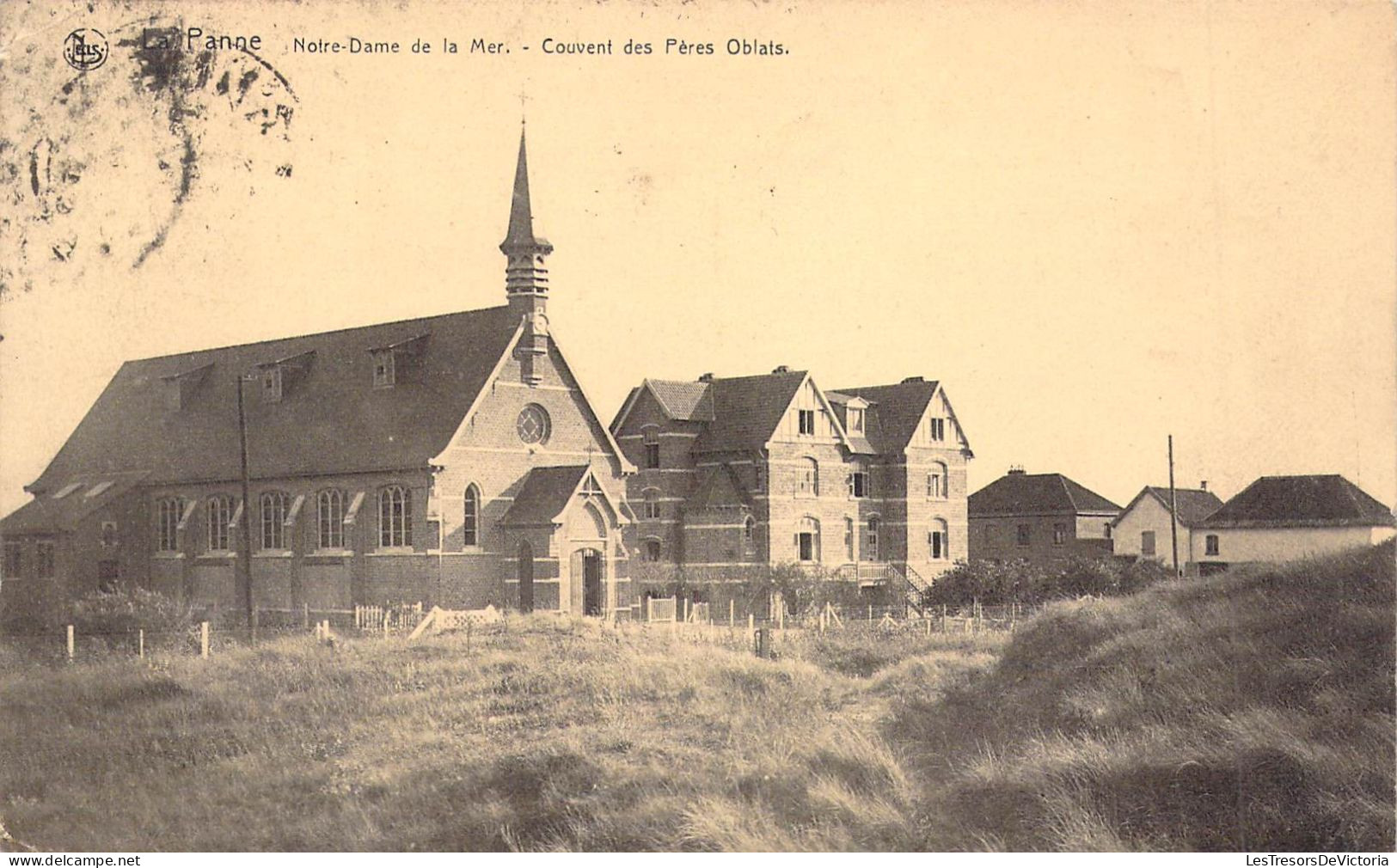 BELGIQUE - LA PANNE - Notre Dame De La Mer - Couvent Des Pères Oblats - Edit M J Cloostermans - Carte Postale Ancienne - Andere & Zonder Classificatie