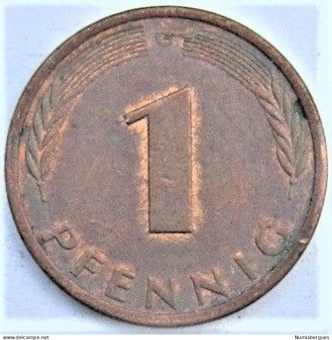 Pièce De Monnaie 1 Pfennig 1978 G - 1 Pfennig