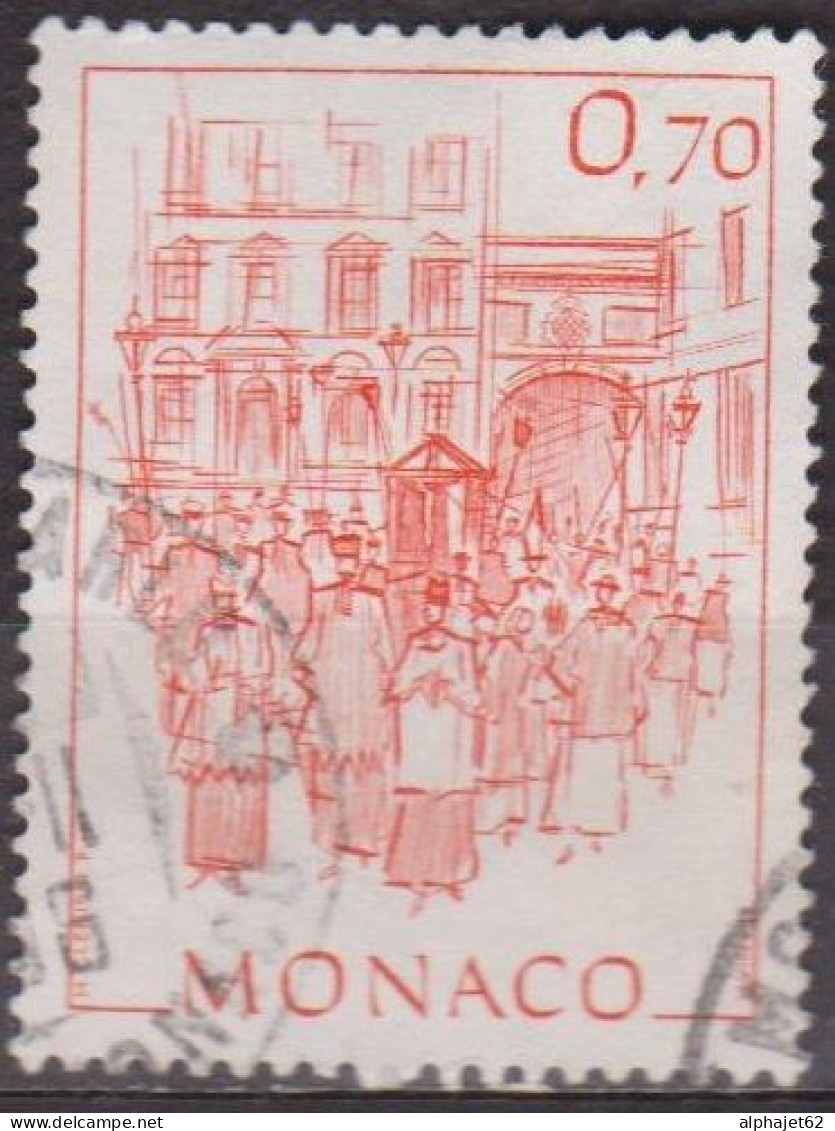 Vues D'autrefois - MONACO - Procession - N° 1512 - 1986 - Used Stamps