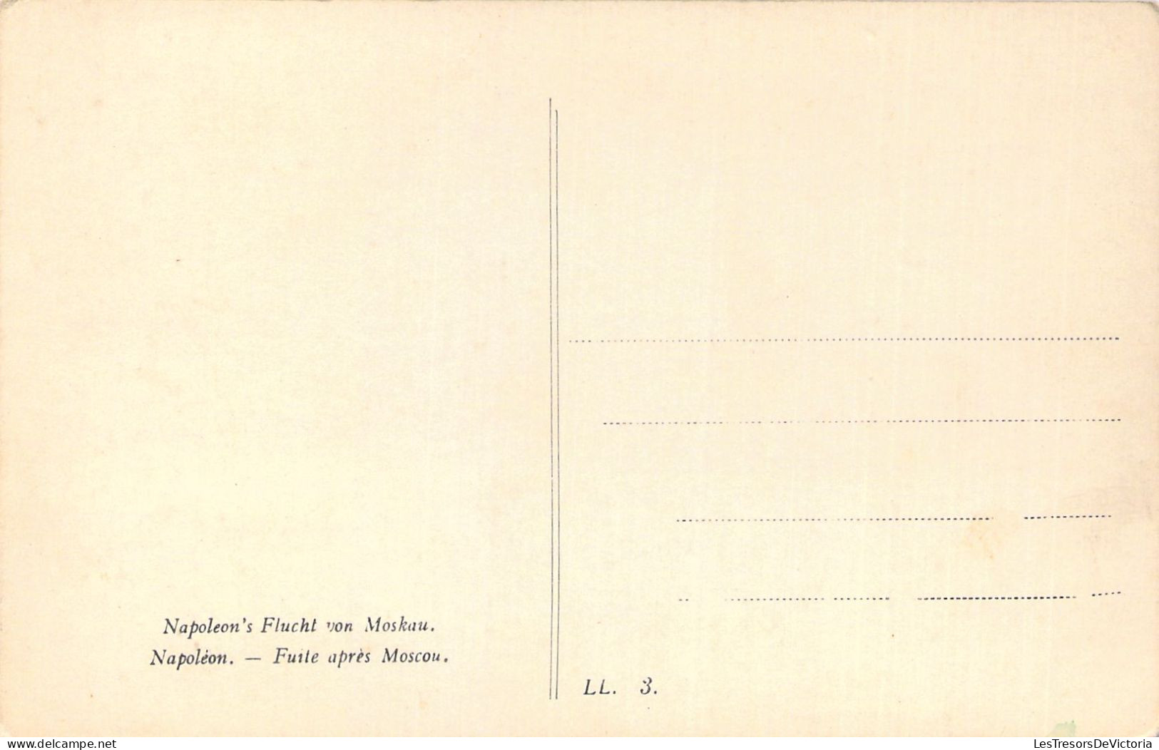 NAPOLEON - Fuite Après Moscou - Carte Postale Ancienne - Personen