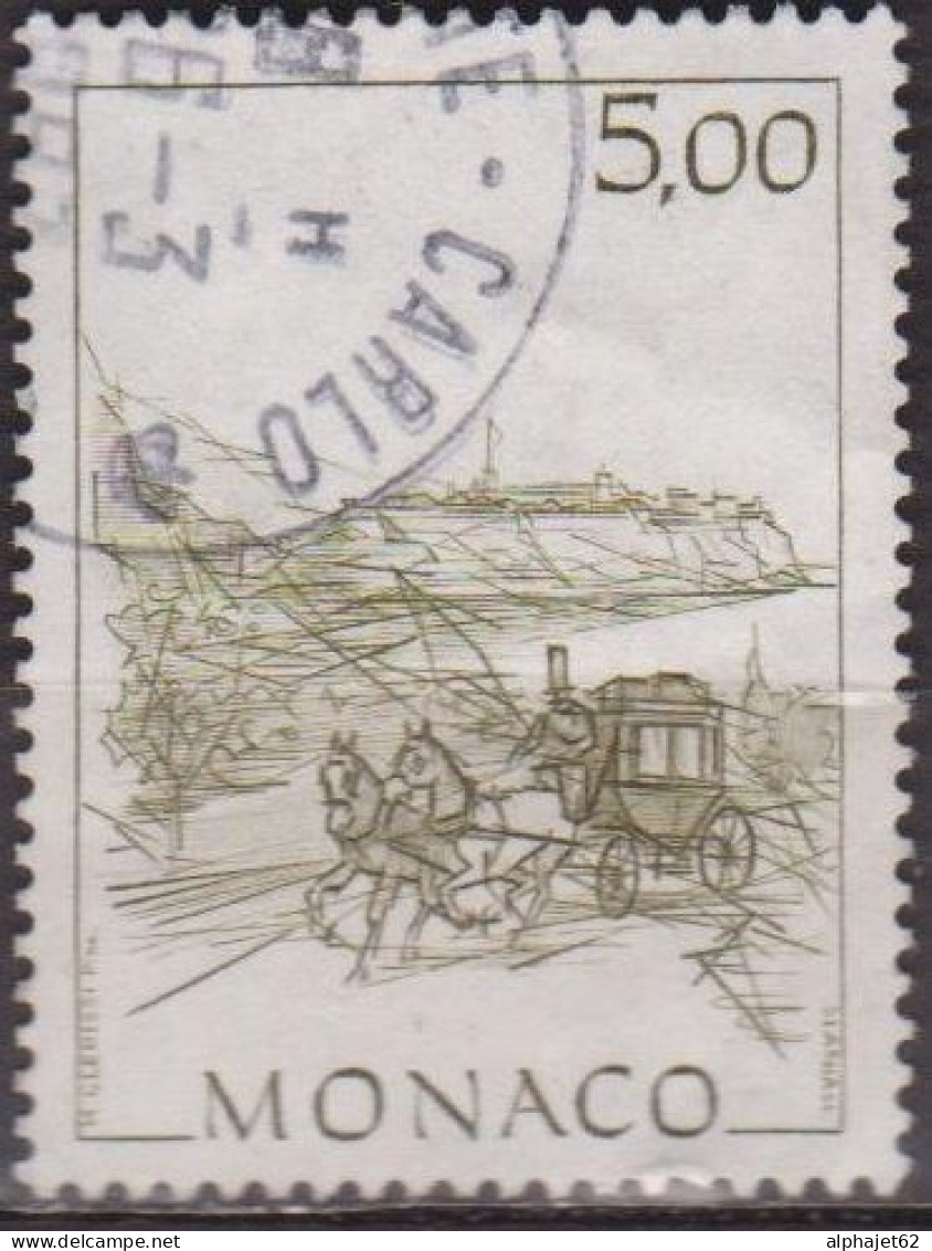 Vues D'autrefois - MONACO - La Diligence - N° 1518 - 1986 - Used Stamps