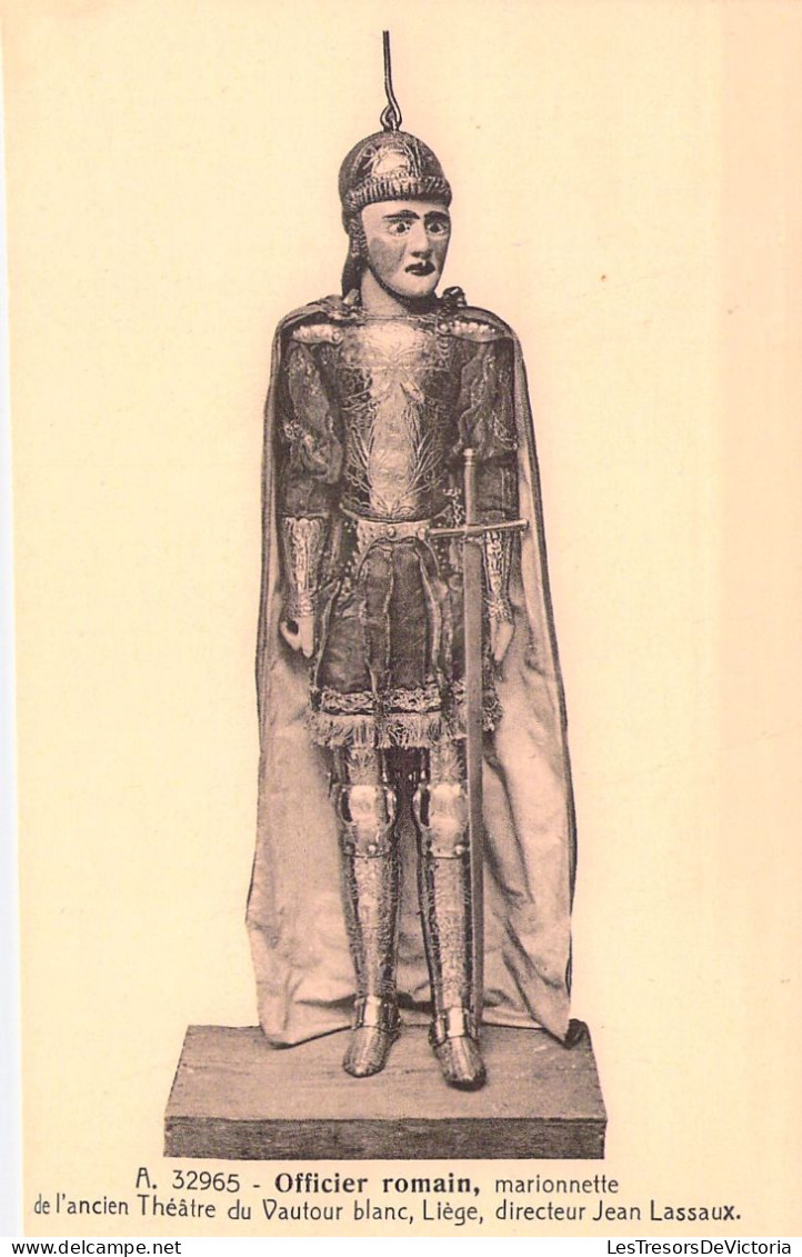 UNIFORME - Militaria - Officier Romain - Marionnette De L'ancien Théâtre Du Vautour BLANC  - Carte Postale Ancienne - Uniforms