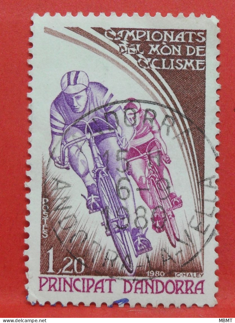 N°309 - 1.20 Franc - Année 1980 - Timbre Oblitéré Andorre Français - - Used Stamps