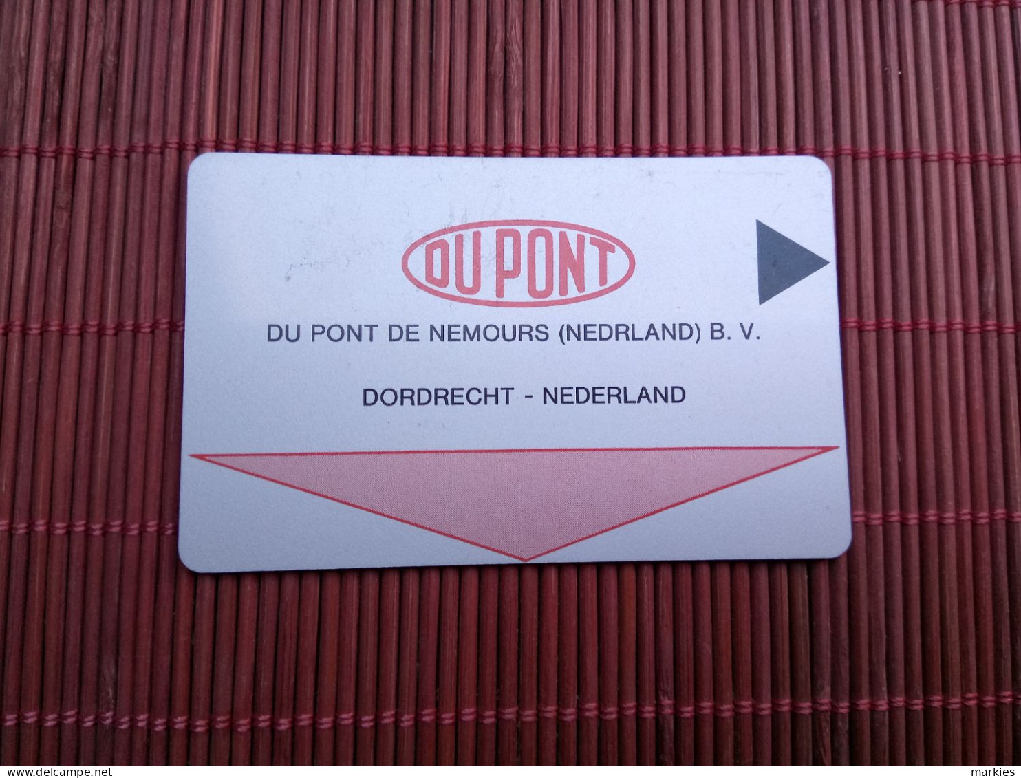 Dupont Card 2 Photos Rare - Unknown Origin