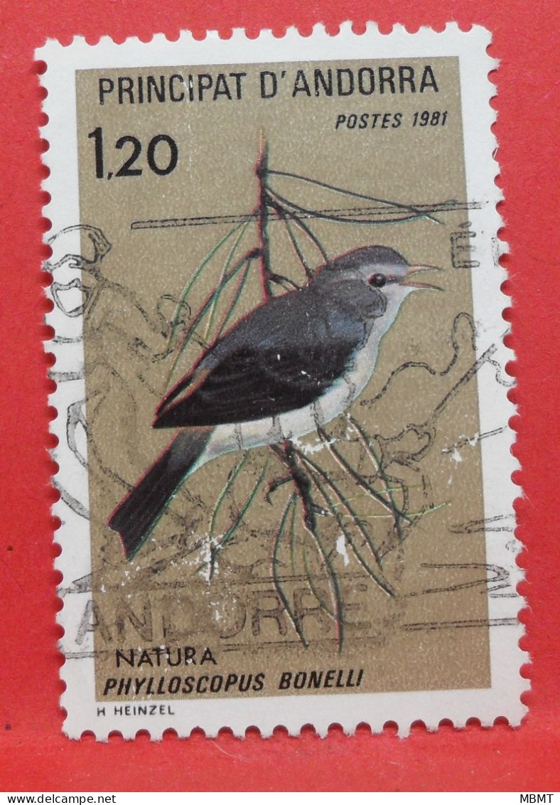 N°315 - 1.20 Franc - Année 1981 - Timbre Oblitéré Andorre Français - - Used Stamps