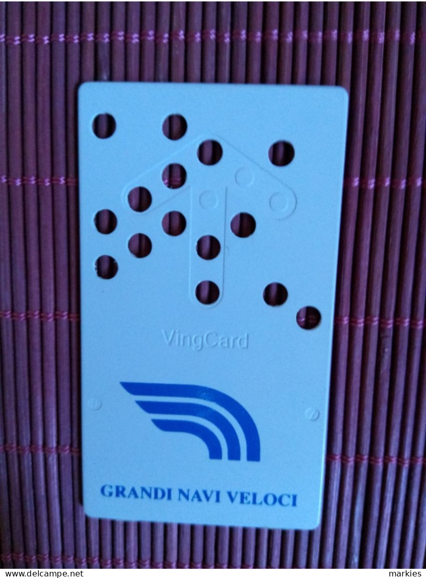 Grande Navi Veloci Vingcard 2 Photos Very Rare - Unknown Origin