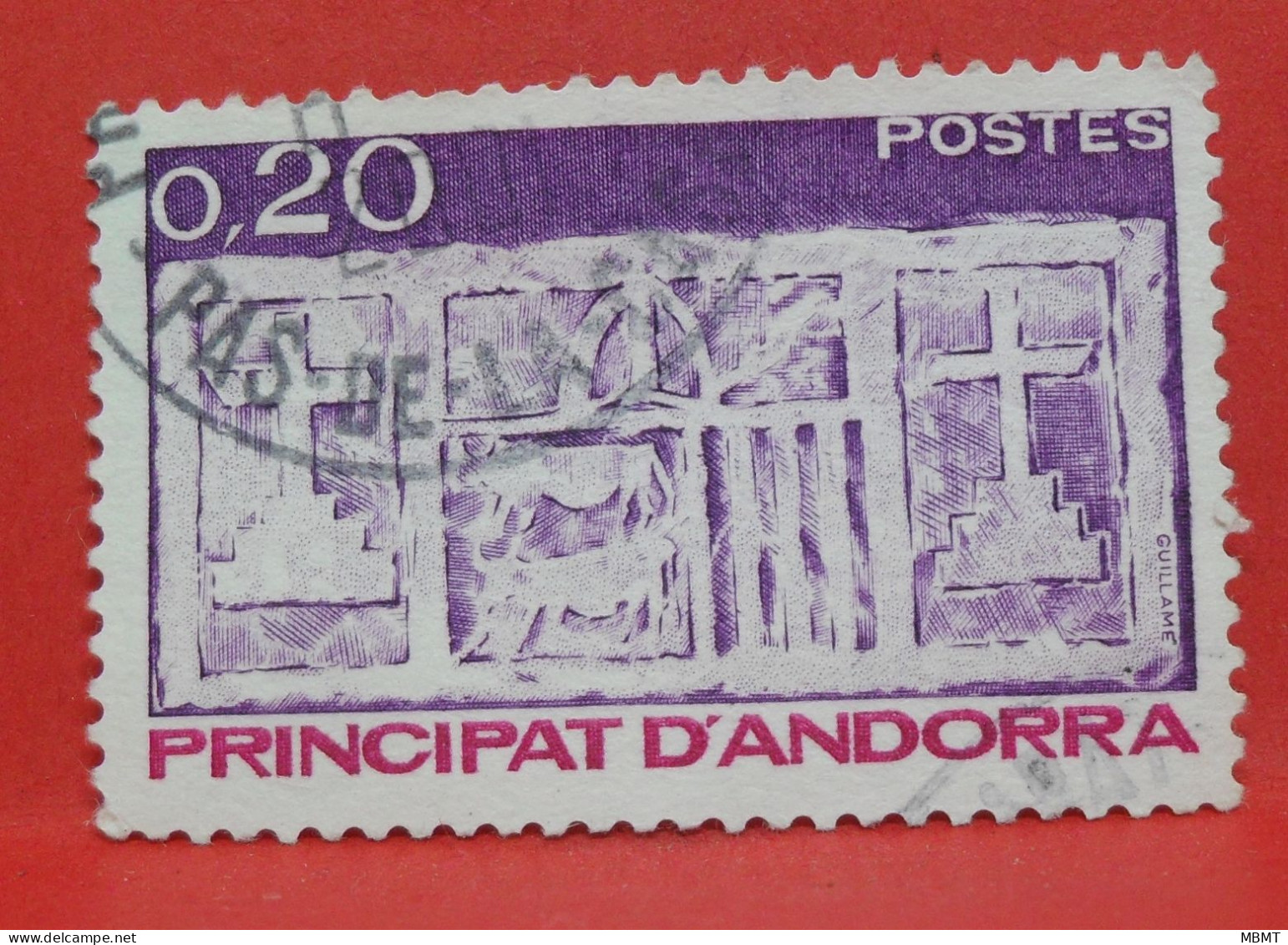 N°339 - 0.20 Franc - Année 1983 - Timbre Oblitéré Andorre Français - - Gebraucht