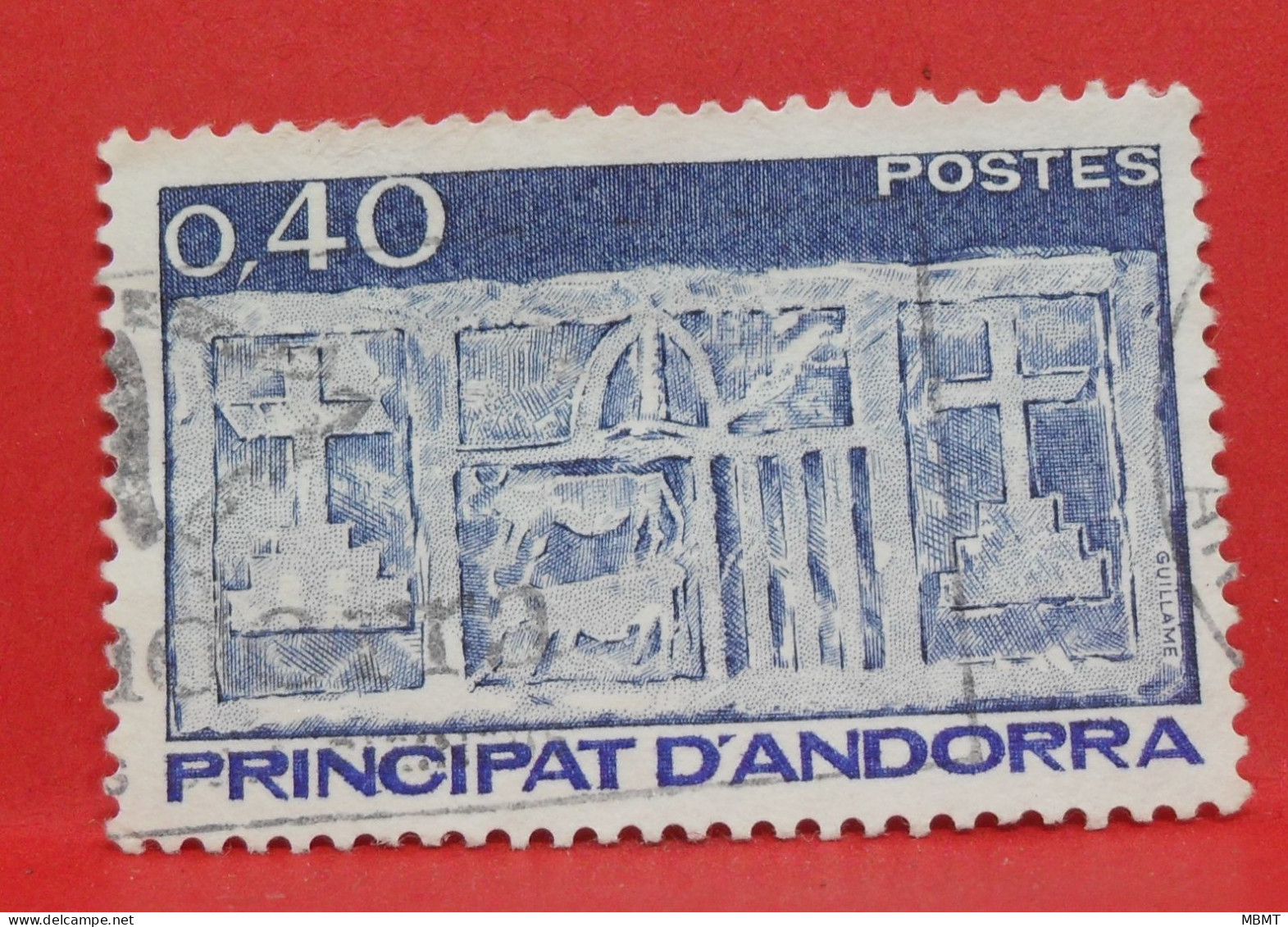 N°341 - 0.40 Franc - Année 1983 - Timbre Oblitéré Andorre Français - - Used Stamps