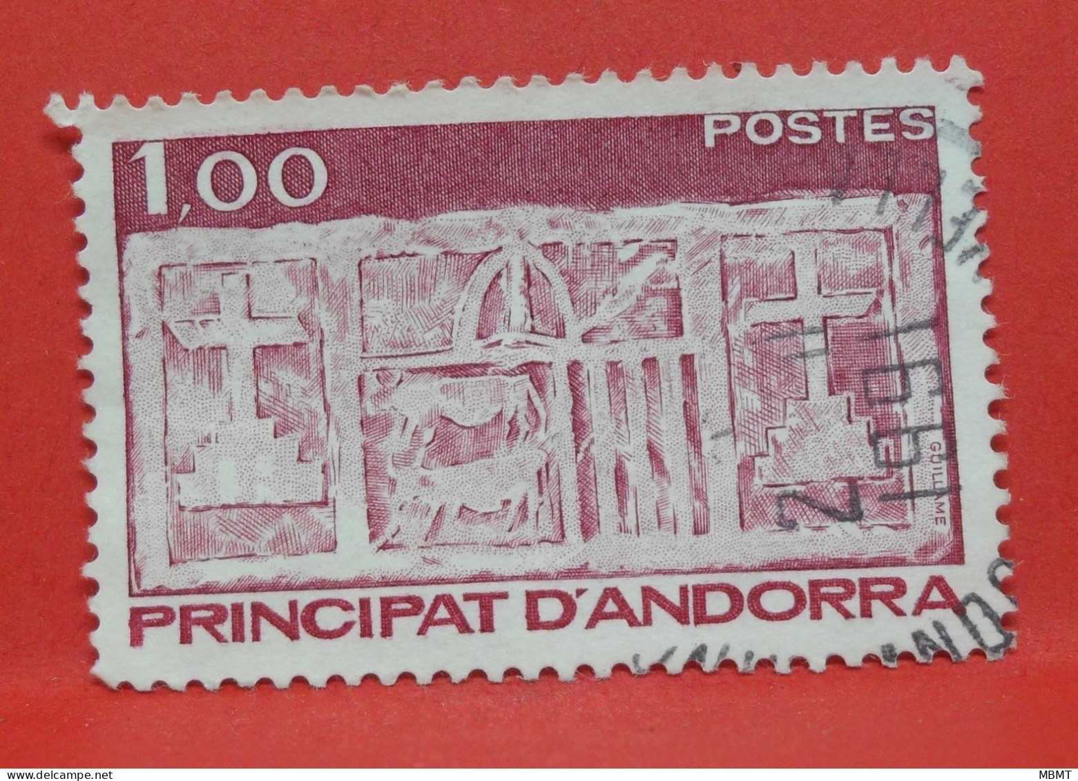 N°343 - 1.00 Franc - Année 1983 - Timbre Oblitéré Andorre Français - - Oblitérés