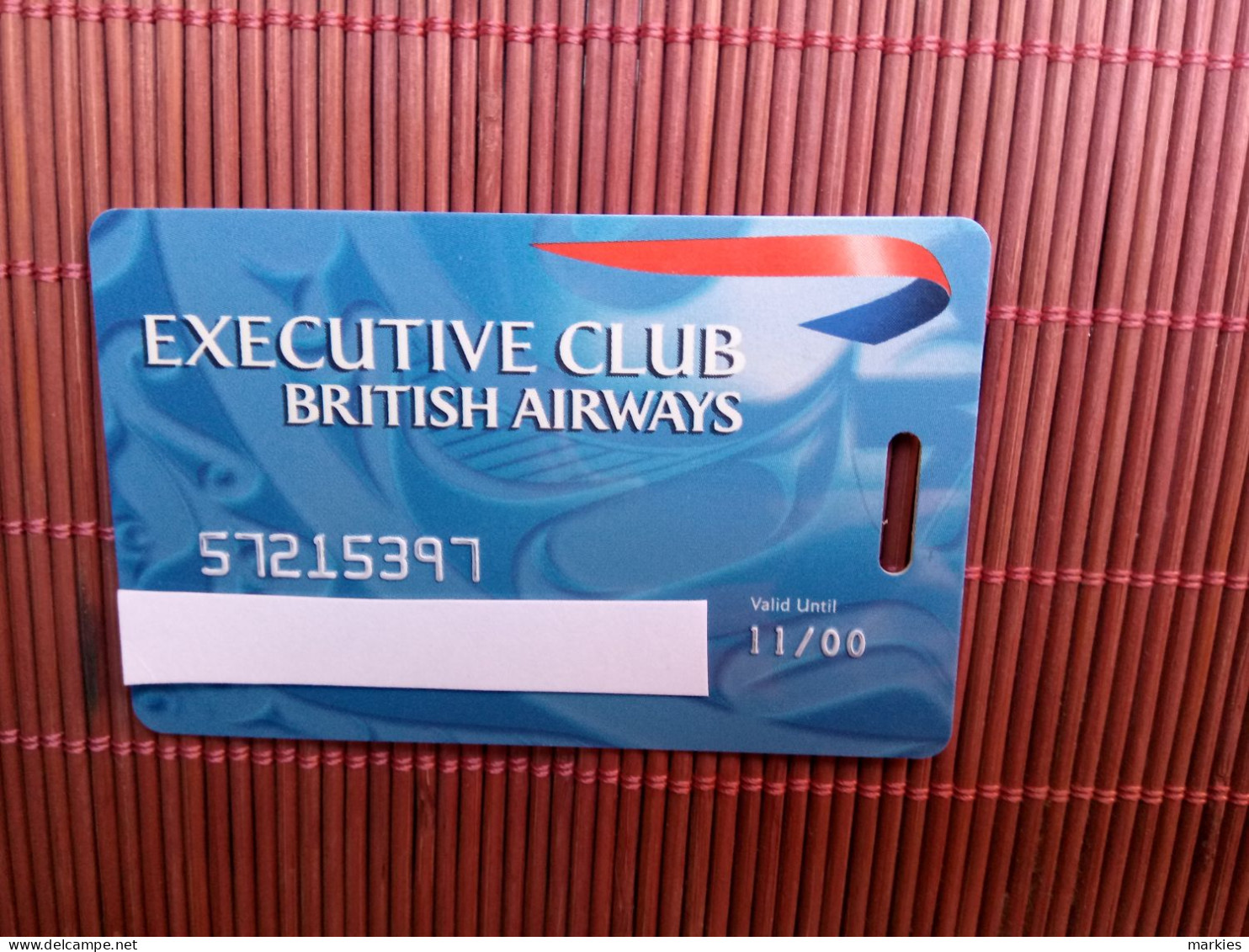 Airways British Exutive Club  Personalized2 Photos Rare - Origine Sconosciuta