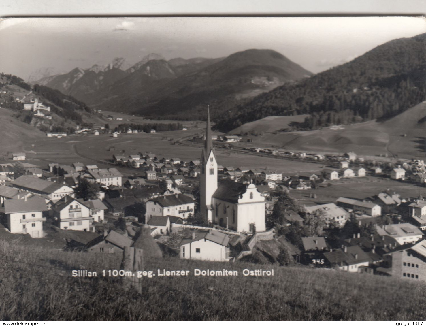 D2535) SILLIAN Gegegn Lienzer Dolomiten - Osttirol Alte S/ WAK Mit HÄUSER Details U. Kirche Im Mittelpunkt - Sillian